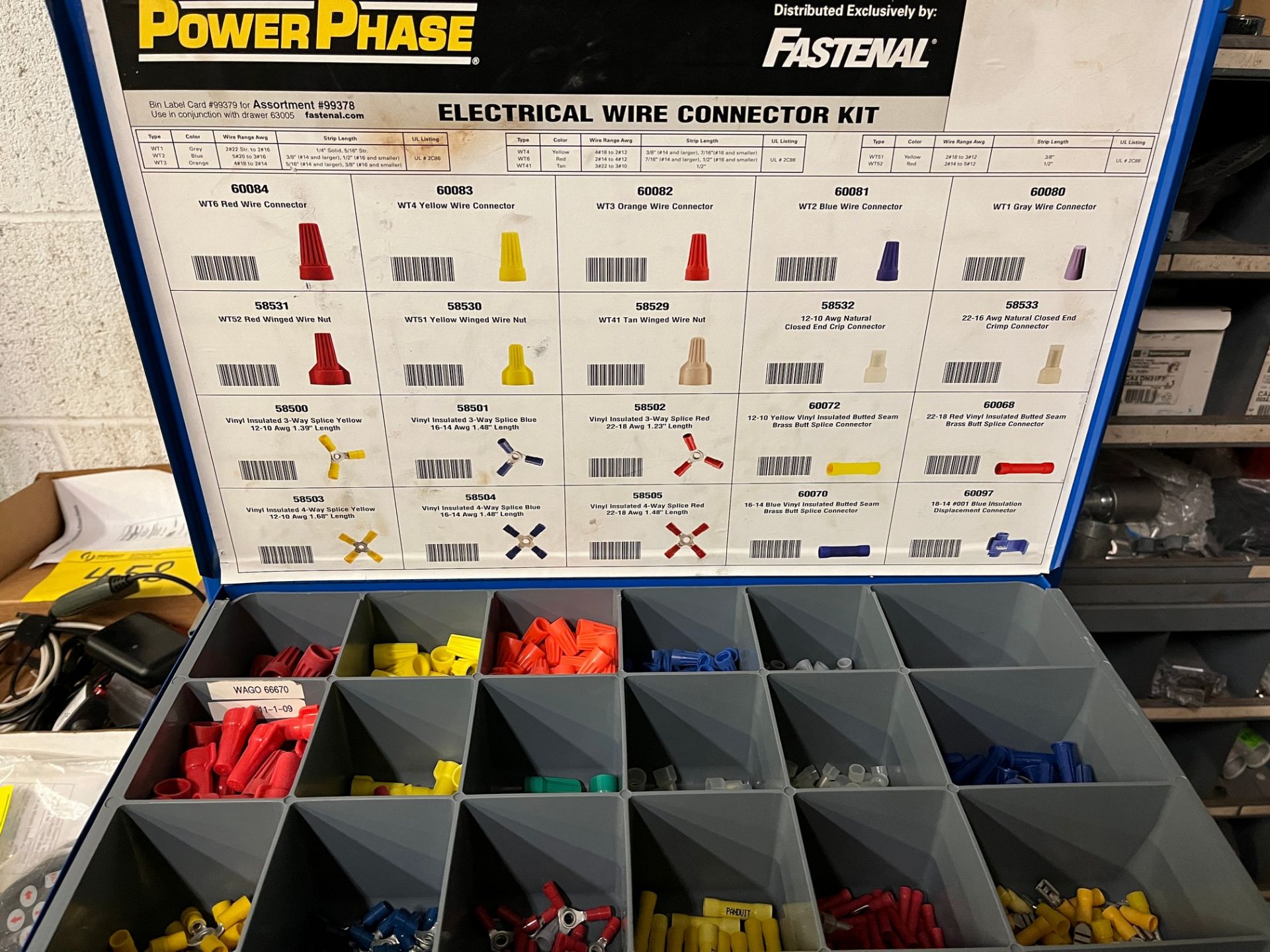 LOT OF (5) FASTENAL ELECTRICAL BOXES W/ CONTENTS (MAINTENANCE AREA PMB) - Image 2 of 6