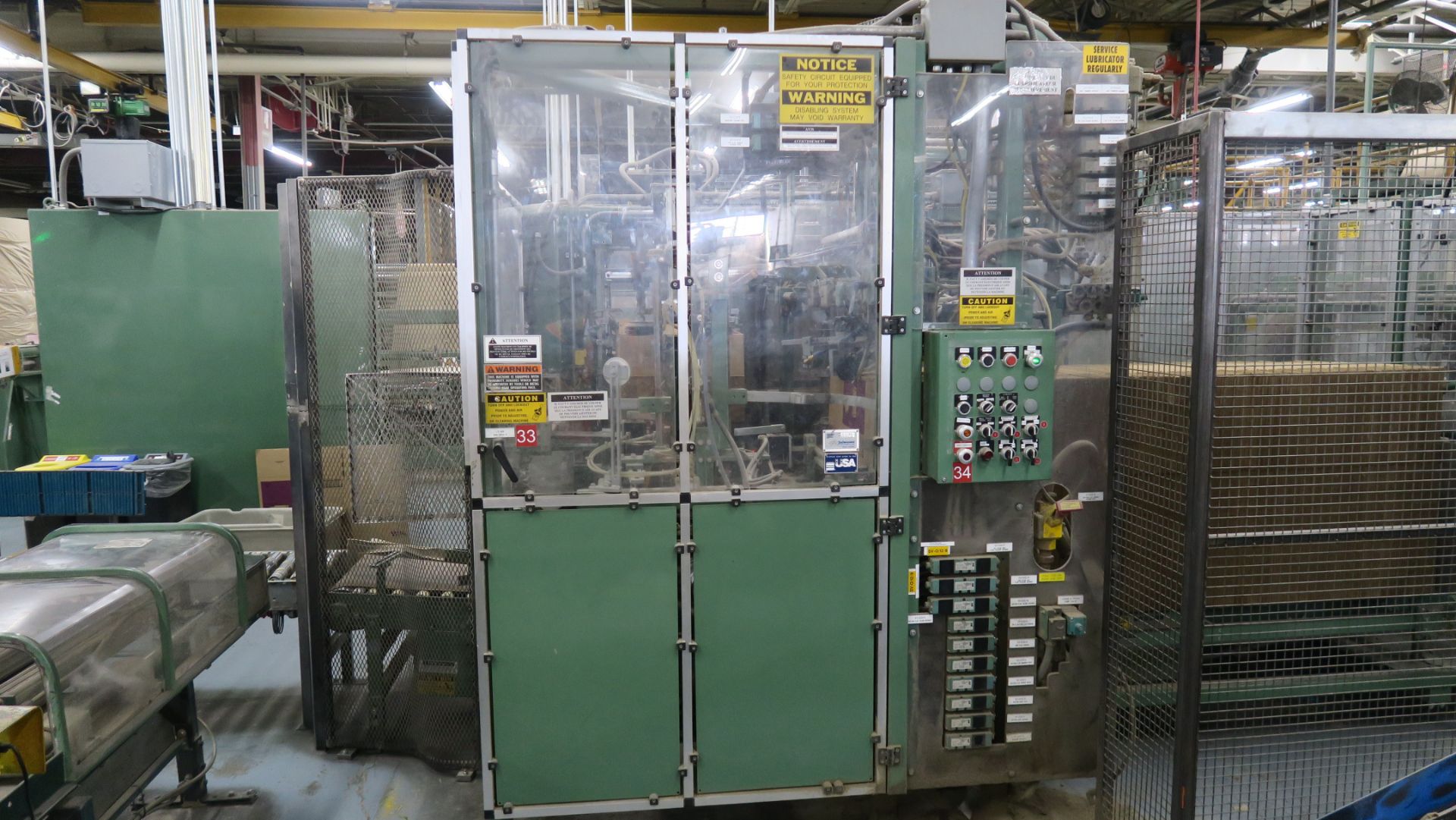 1998 SALWASSER MODEL L-44 / R-1230LSP CASE ERECTOR COMBINED WITH CASE PACKER, S/N'S 9806219, - Image 2 of 24