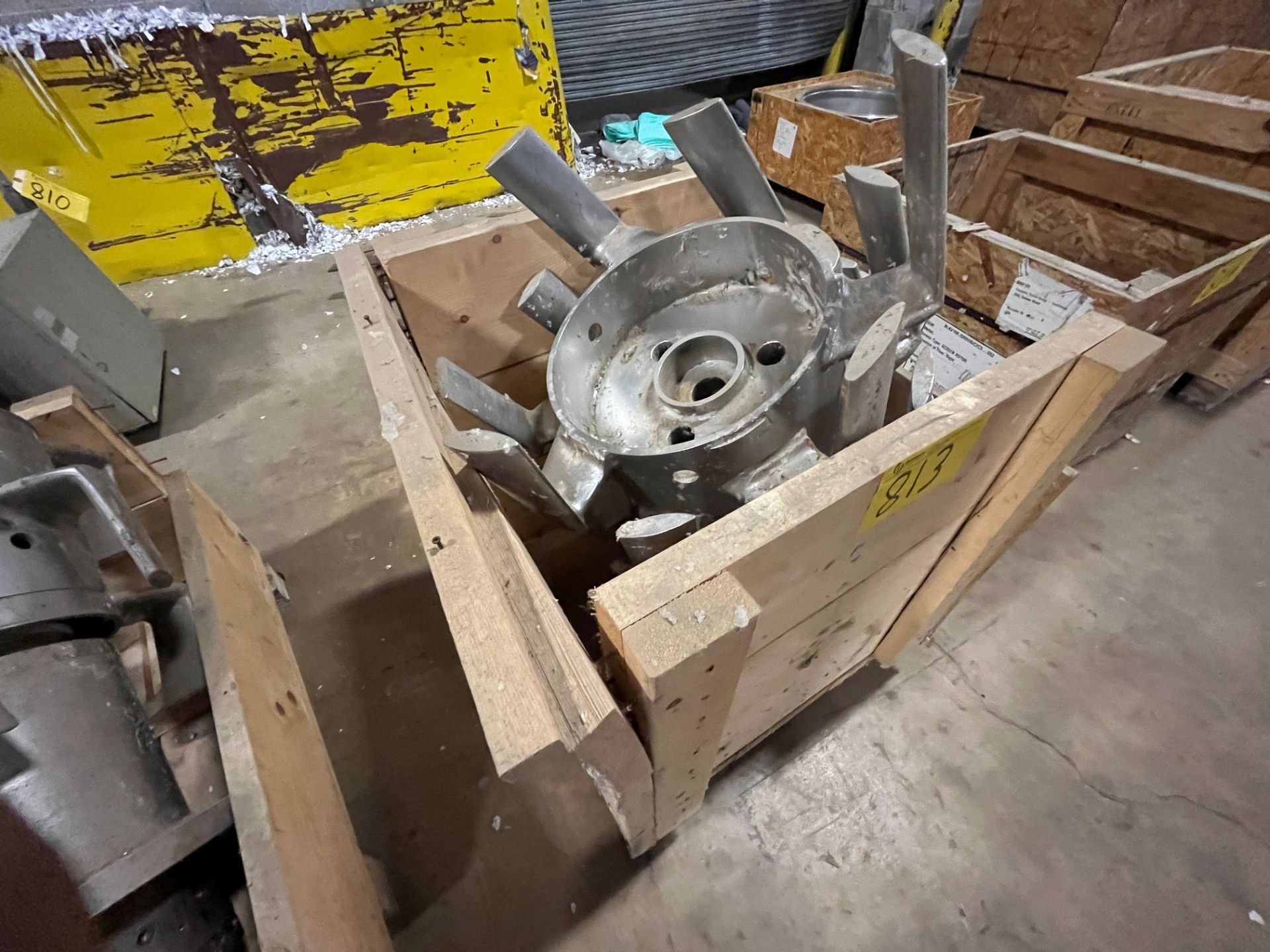 STAINLESS STEEL ROTARY ATTACHMENT IN CRATE (DEINKING BUILDING)