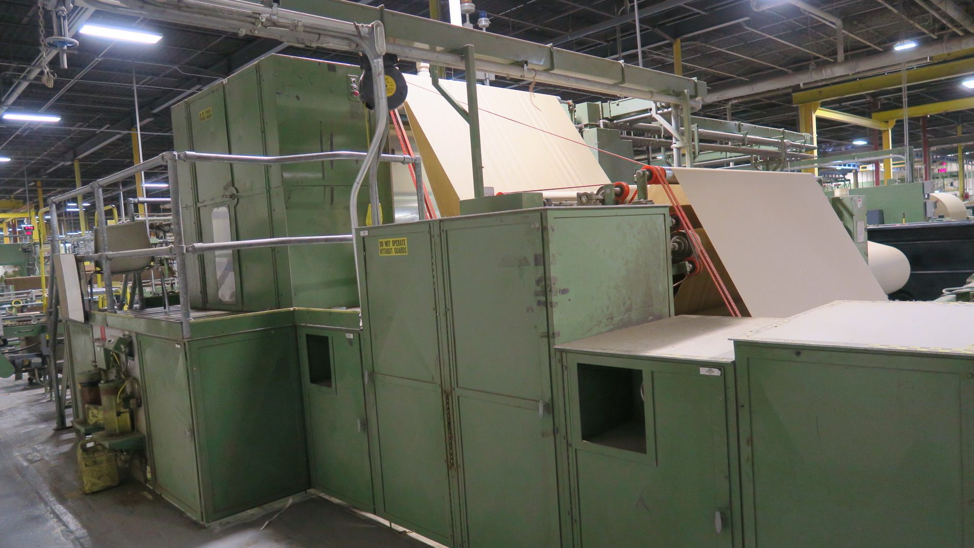 BRETTING SINGLE FOLDER TOWEL TISSUE CONVERTING EQUIPMENT INCLUDING: 1992 BRETTING WINDER, S/N 4578- - Image 39 of 58