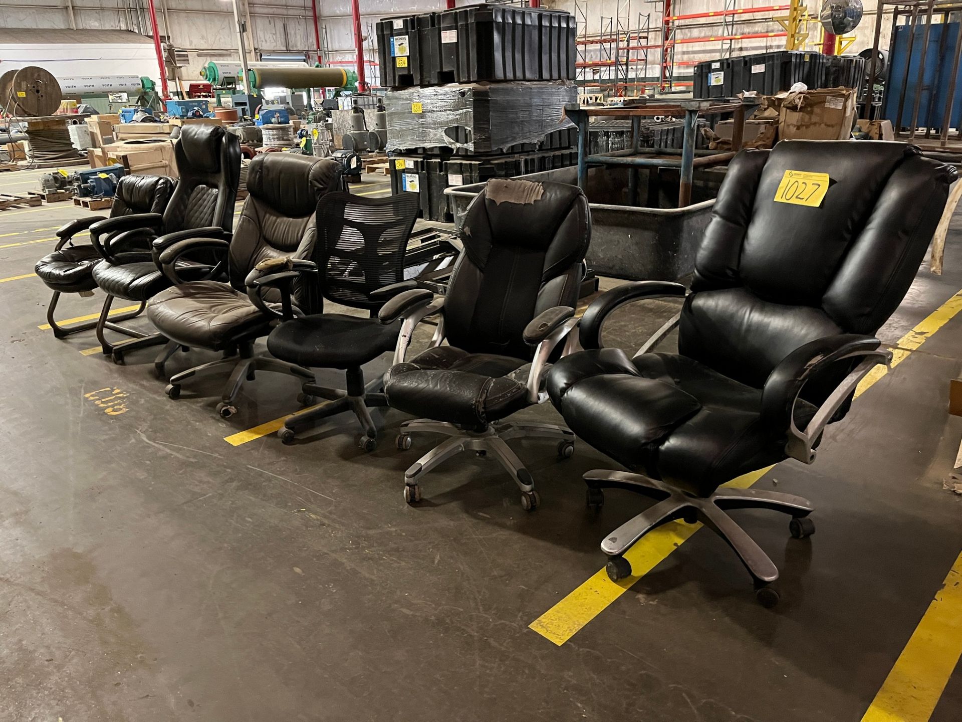 LOT OF (6) OFFICE CHAIRS (PM WAREHOUSE)