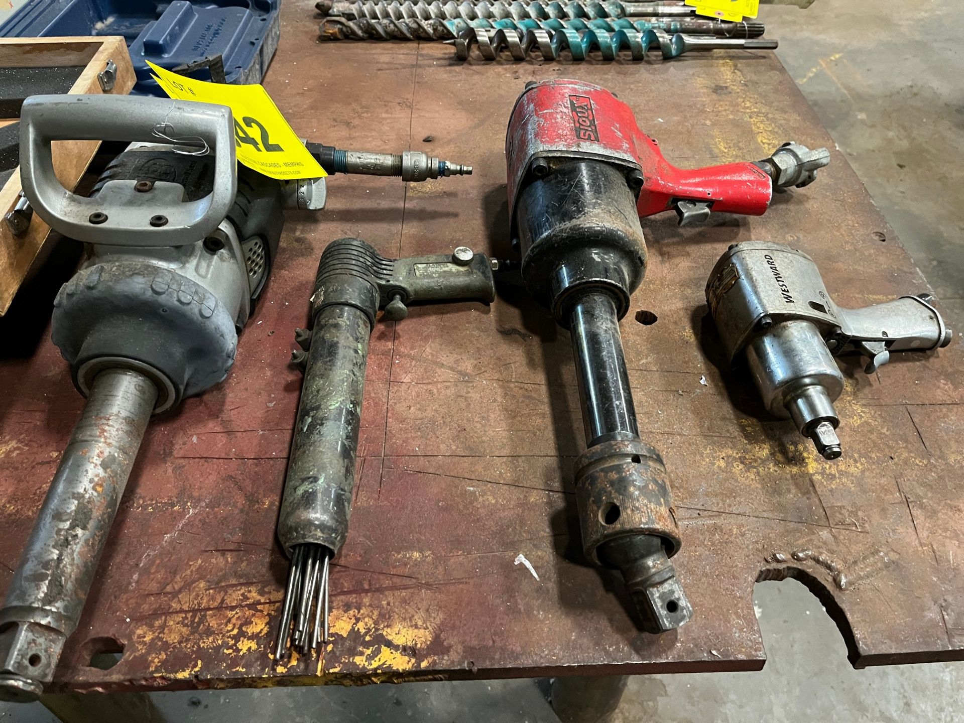 LOT OF (4) PNEUMATIC TOOLS (WESTWARD, SIOUX, INGERSOLL-RAND) (MAINTENANCE SHOP) - Image 2 of 2