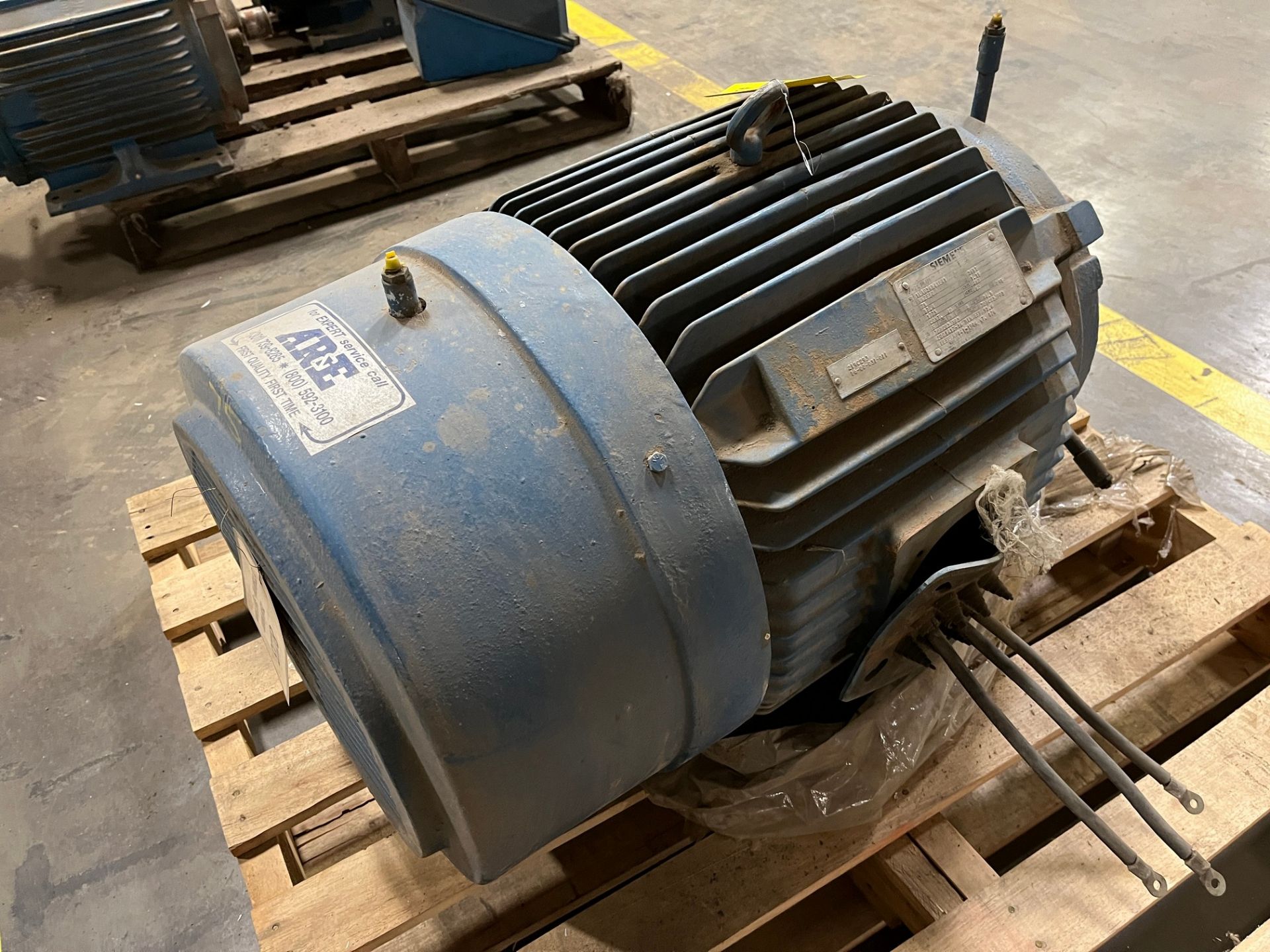 SIEMENS 75HP MOTOR, 1,775 RPM, 460V, 365T FRAME (PAPER MACHINE BUILDING WAREHOUSE, ROW C17)