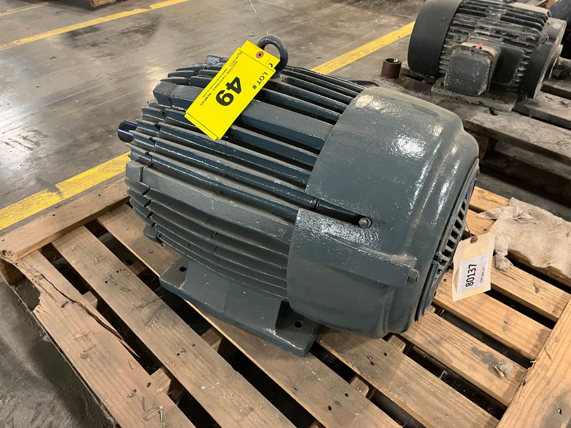 US ELECTRIC MOTORS 75HP MOTOR, 1,800 RPM, 460V, 365T FRAME (PAPER MACHINE BUILDING WAREHOUSE, ROW