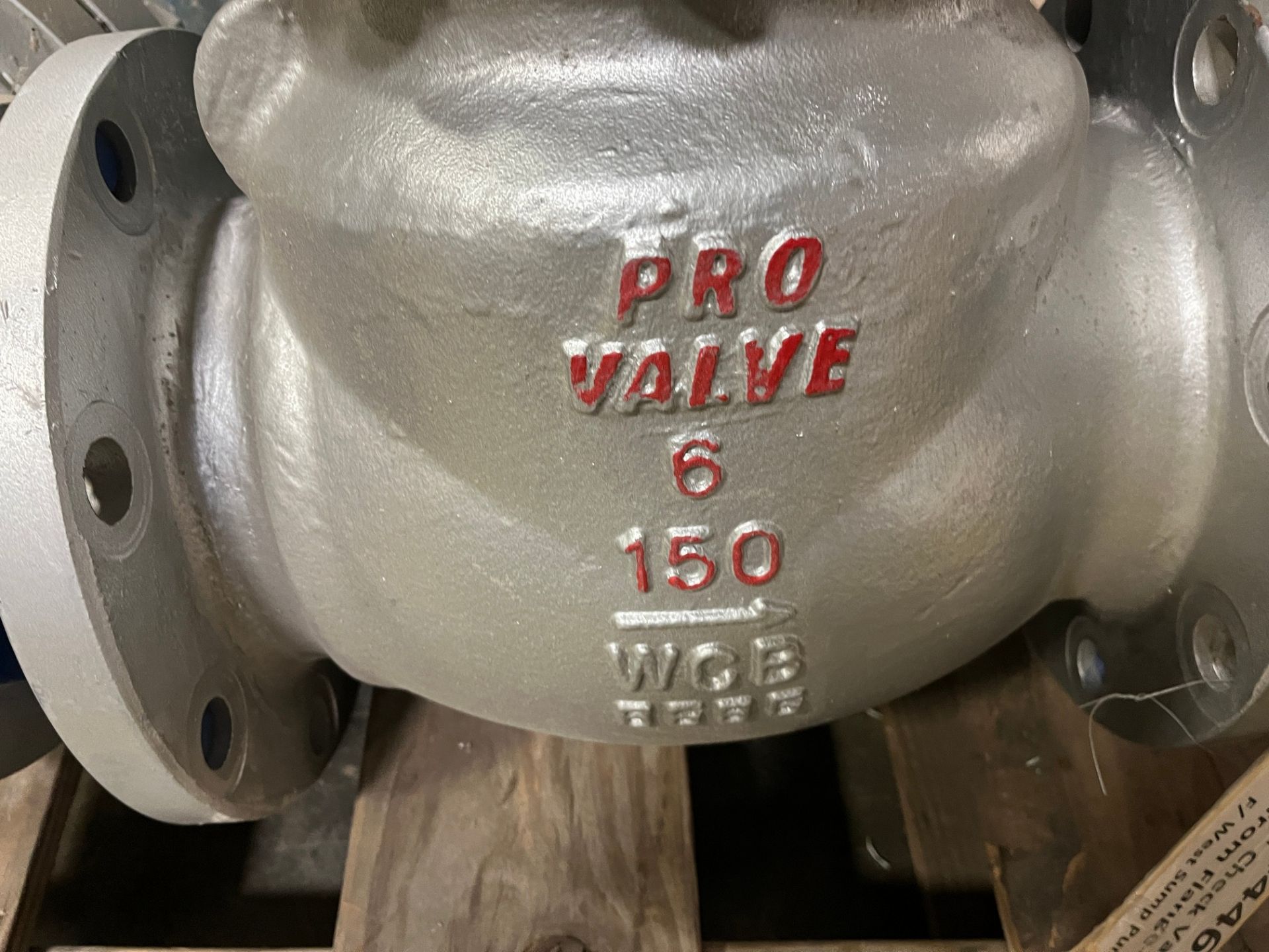 LOT OF (2) PRO VALVES (6" 0 150 WCD 14" FROM FLANGE TO FLANGE AND 4" - 150 WCB, 11-1/2" FROM - Image 2 of 2