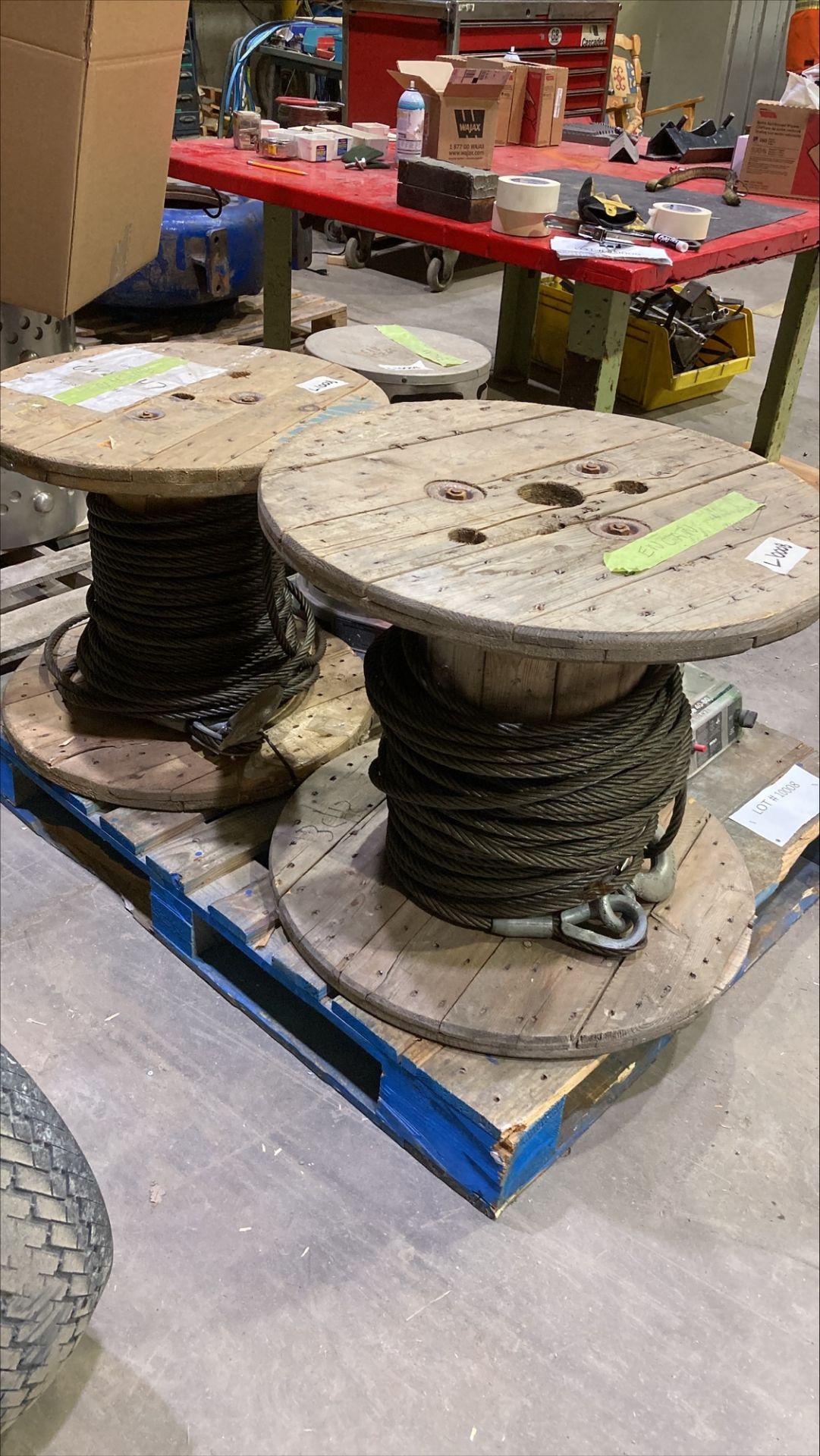 LOT OF HEATING UNITS W/ STEEL CABLE REELS (RE LOT 10008) (LOCATED IN KINGSEY FALLS, QC) - Image 3 of 3