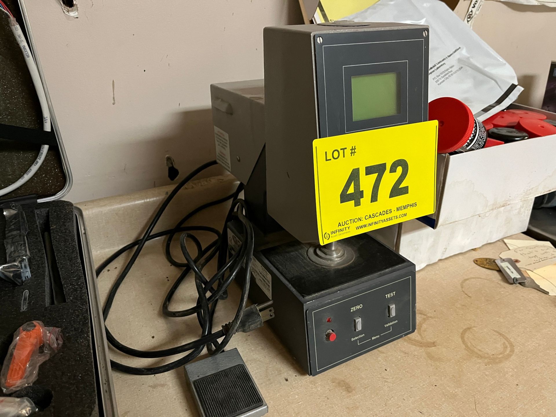 TMI DIGITAL MEASUREMENT THICKNESS TESTER MODEL N/A (MAINTENANCE OFFICE AREA STORAGE ROOM)