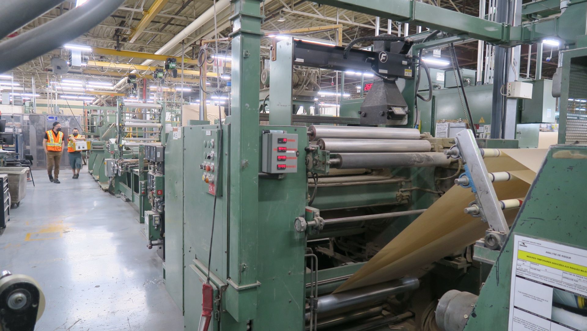 LAVAL 98 NAPKIN TISSUE CONVERTING EQUIPMENT INCLUDING: 1997 BRETTING 17"-12" CUTOFF 6 WEB DINNER - Image 36 of 99