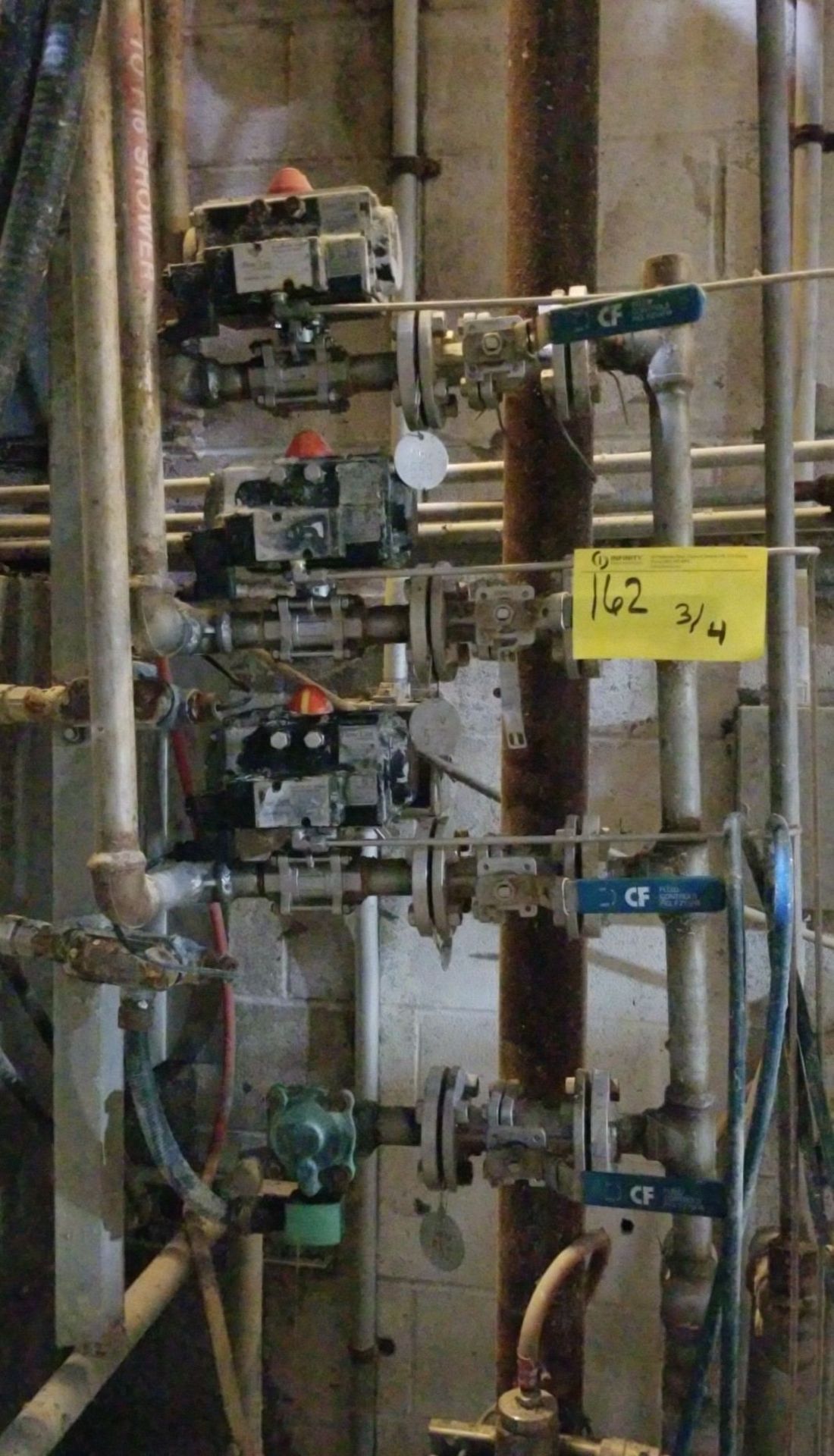 LOT OF (6) AUTOMATIC VALVES AROUND PAPER MACHINE INCLUDING 8" BUTTERFLY METSO JAMESBURY, FISHER - Image 8 of 8