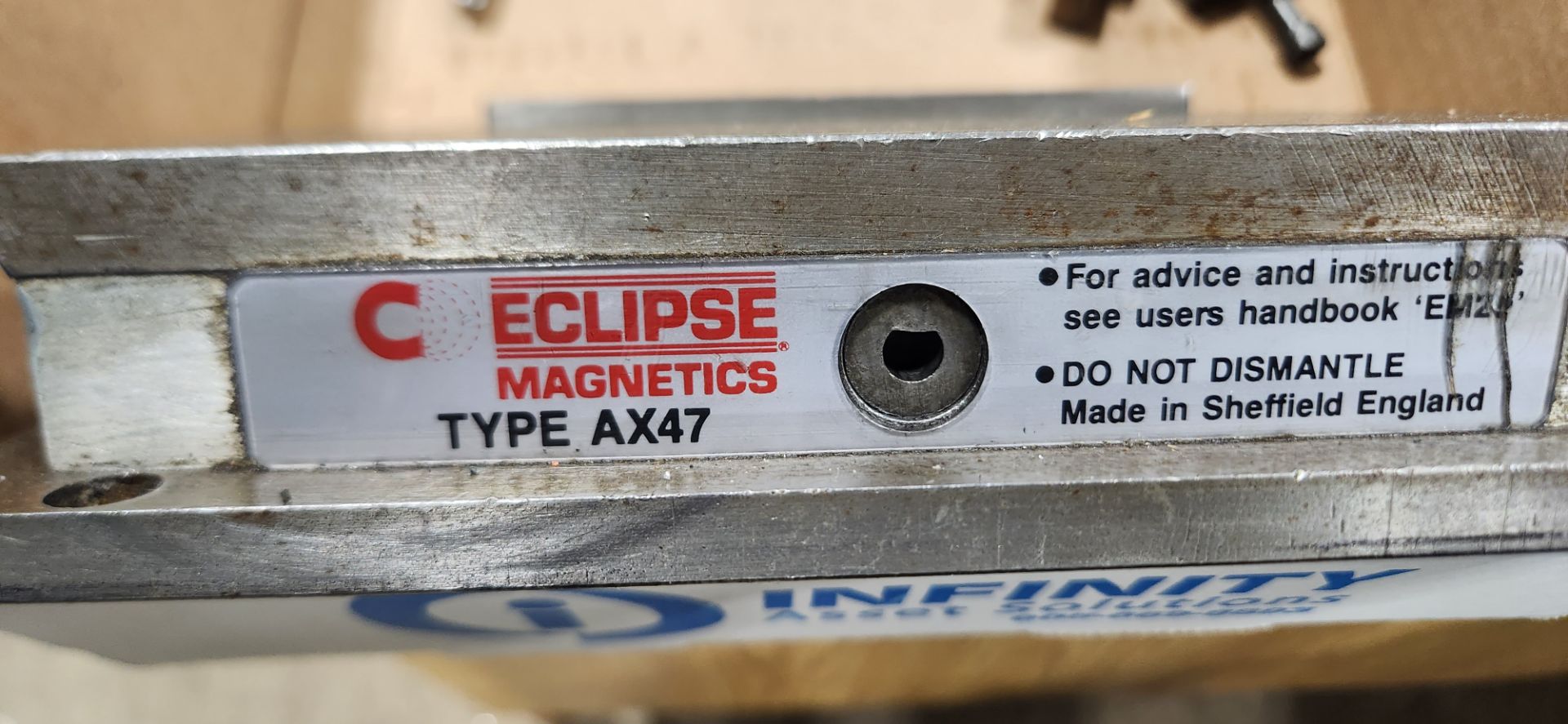 ECLIPSE TYPE AX47 MAGNETIC VISE W/ 3-JAW CHUCK - Image 3 of 3