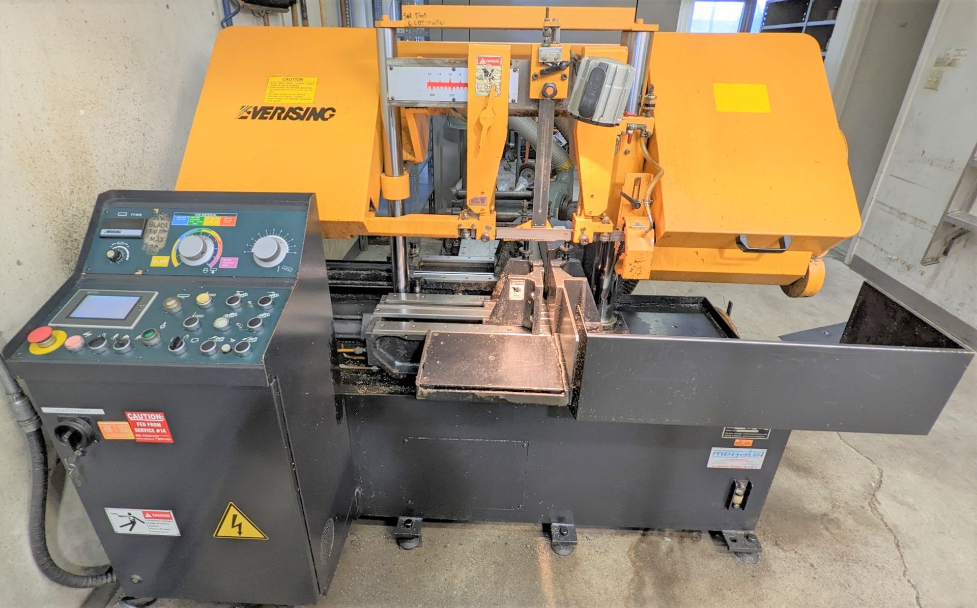 2007 EVERISING H-260HB HORIZONTAL AUTOMATIC BANDSAWS, S/N 10416 (NOTE: TRANSFORMER SOLD