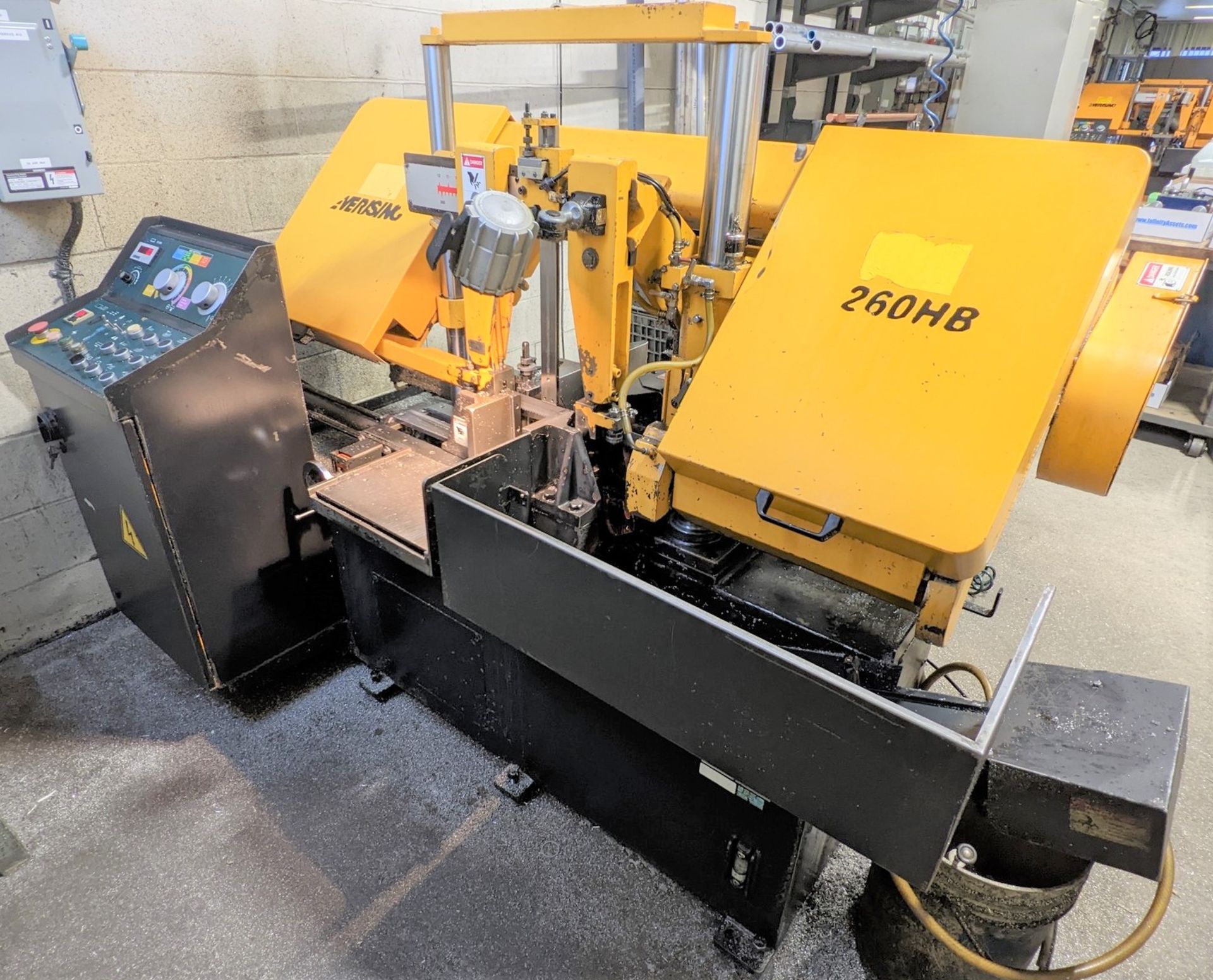 2007 EVERISING H-260HB HORIZONTAL AUTOMATIC BANDSAWS, S/N 10304 (NOTE: TRANSFORMER SOLD