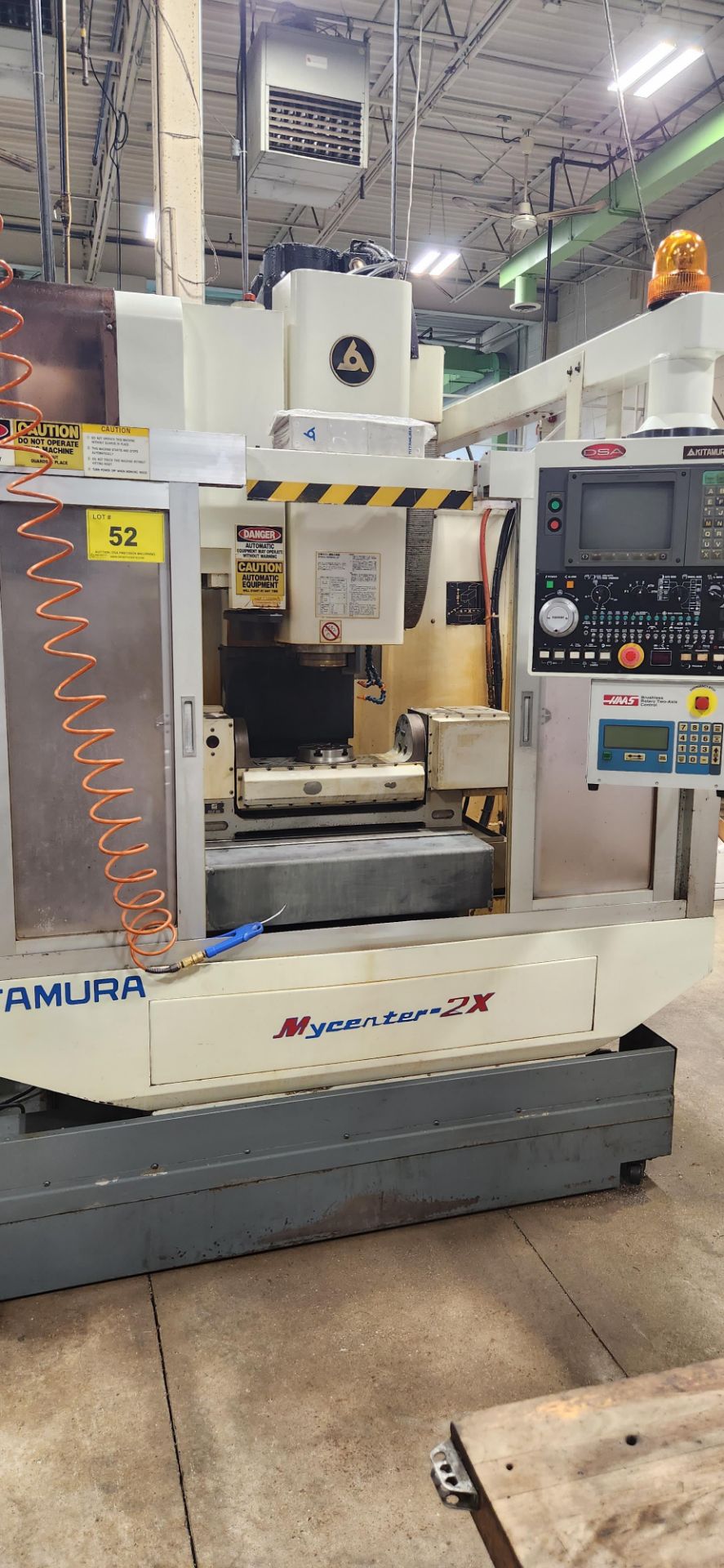 KITAMURA MYCENTER-2X 3+2-AXIS CNC VERTICAL MACHINING CENTER, CNC CONTROL, TRAVELS: X-23”, Y-20”, Z- - Image 15 of 18