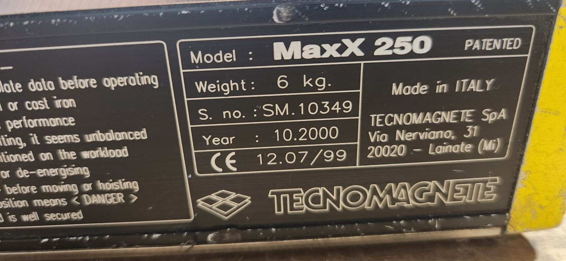 TECHNOMAGNET MAXX 250 MAGNET - Image 2 of 2