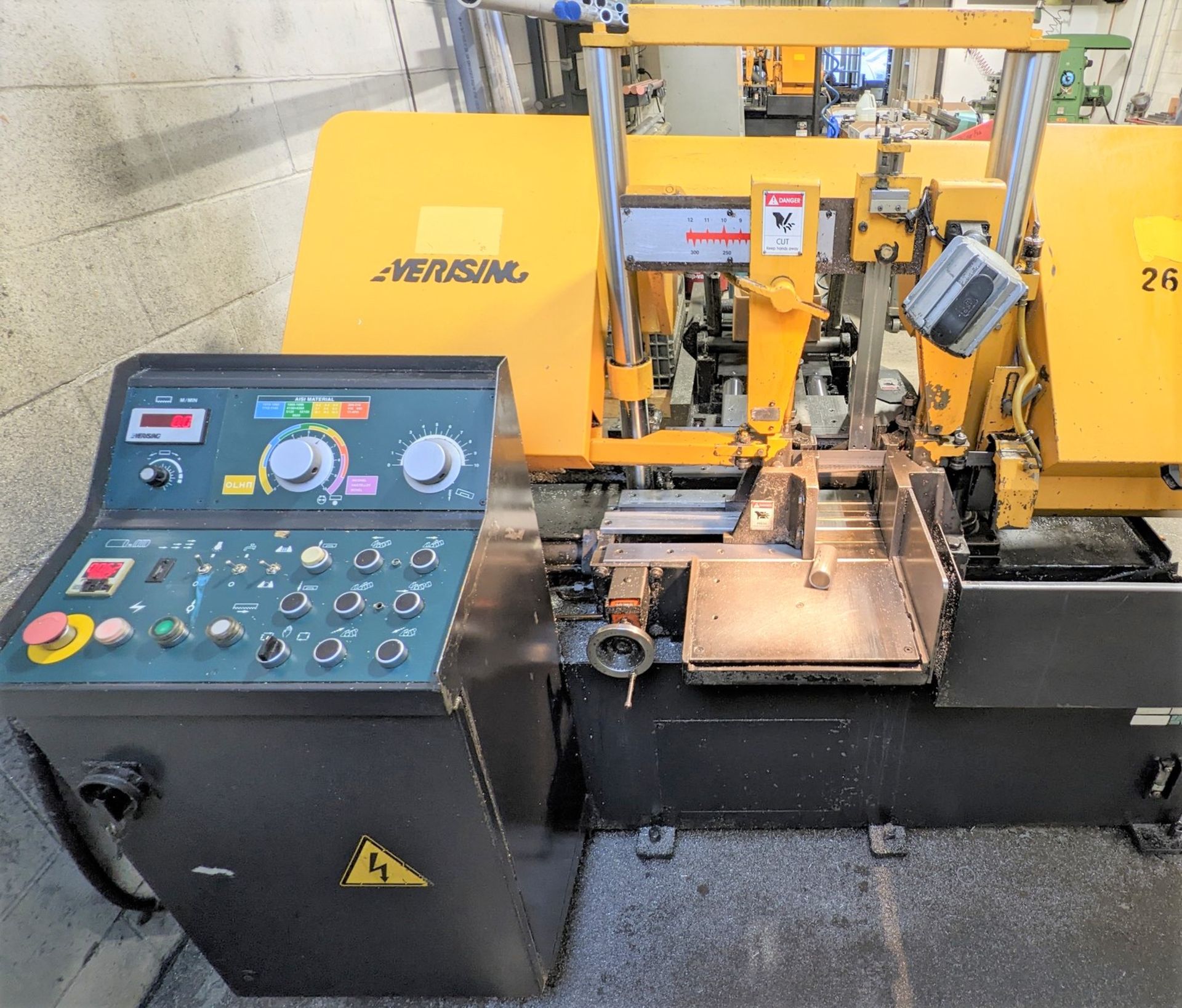 2007 EVERISING H-260HB HORIZONTAL AUTOMATIC BANDSAWS, S/N 10304 (NOTE: TRANSFORMER SOLD - Image 2 of 11