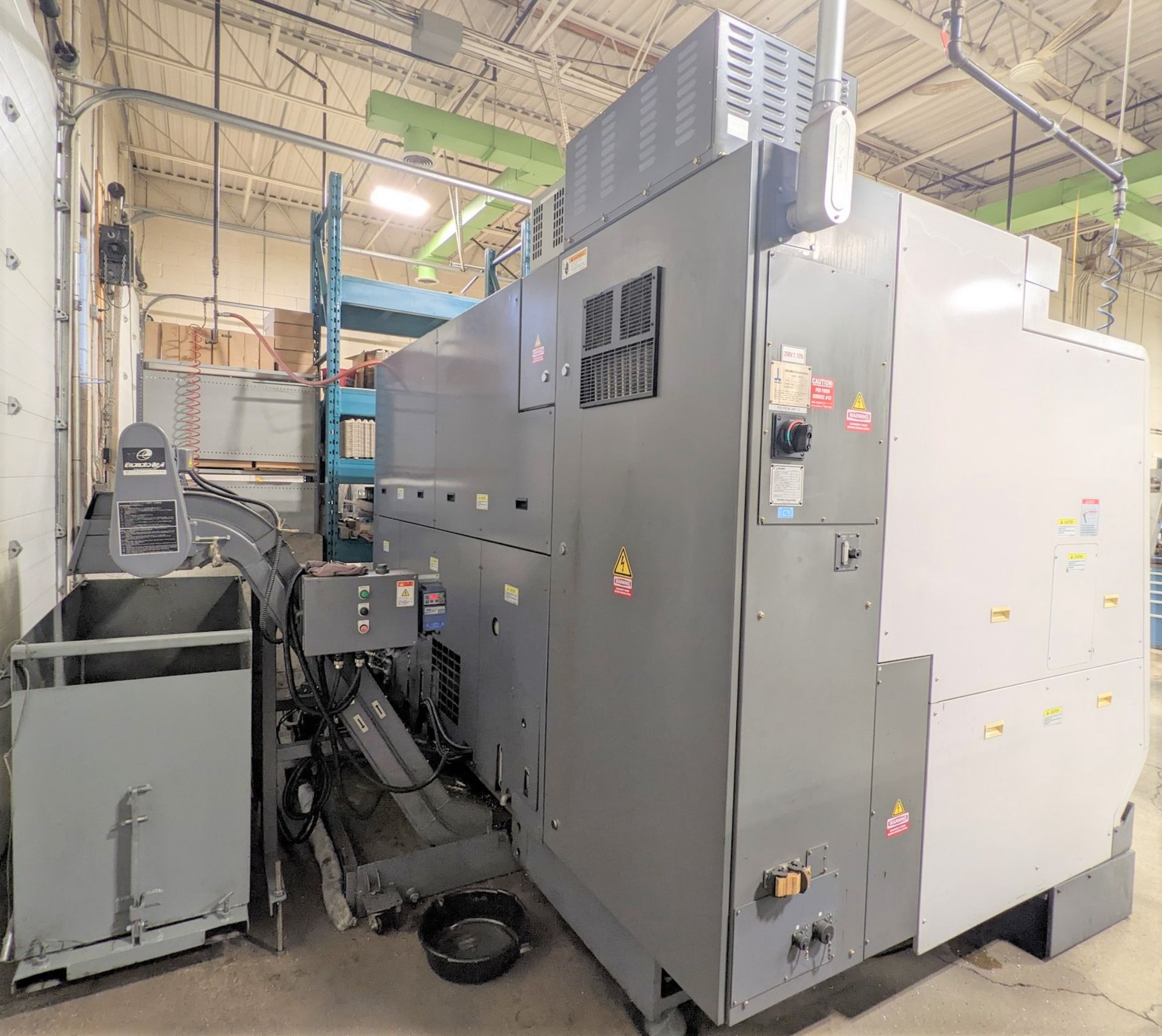 2008 OKUMA TWIN STAR LT300-MY 8-AXIS CNC TURNING & MILLING CENTER, OSP-P200L CNC CONTROL, TWIN 12- - Image 8 of 24