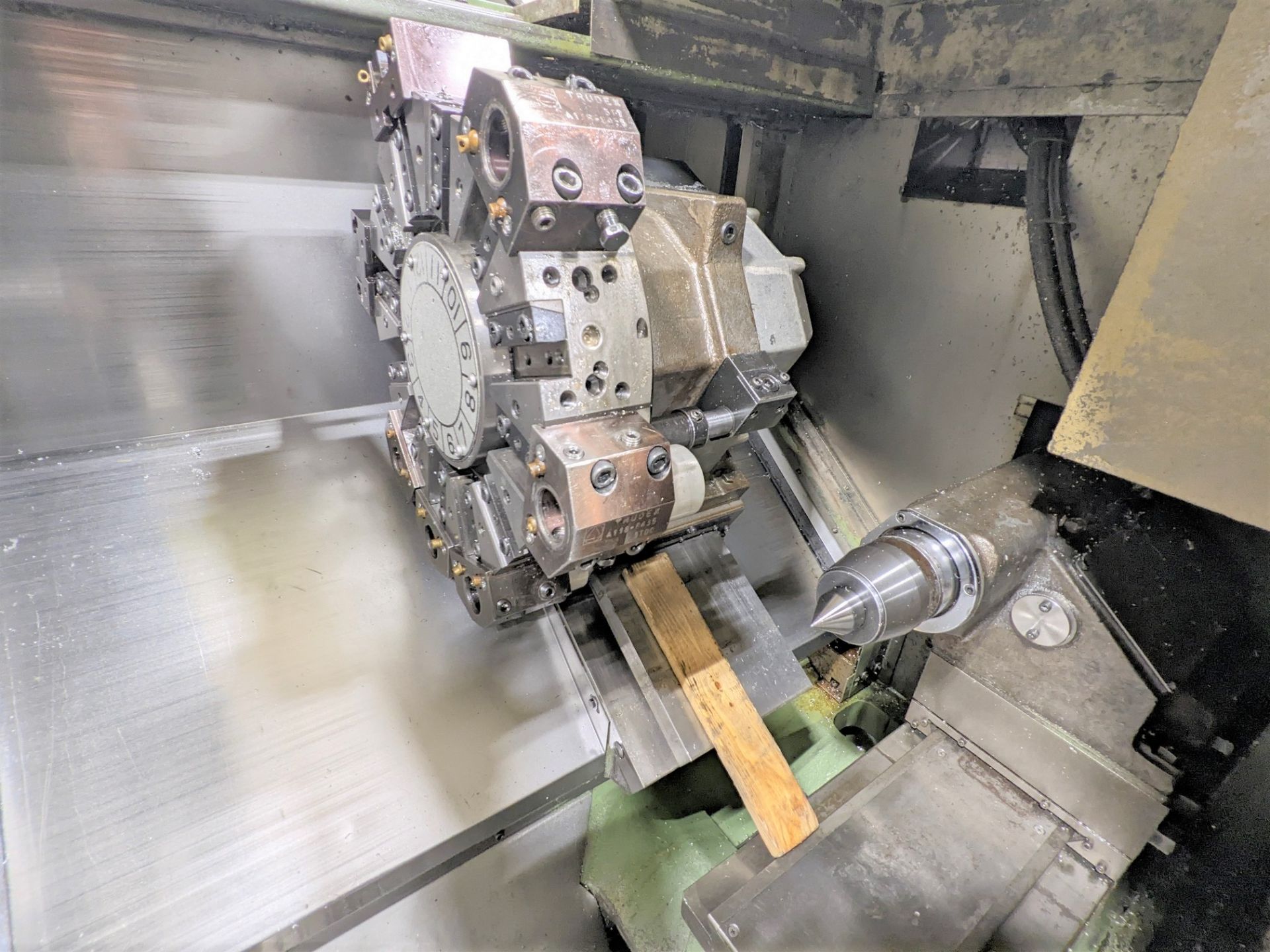 OKUMA CADET LNC8 CNC TURNING CENTER, CNC CONTROL, 10” 3-JAW CHUCK, TAILSTOCK, 12-STATION TURRET, 9. - Image 6 of 14