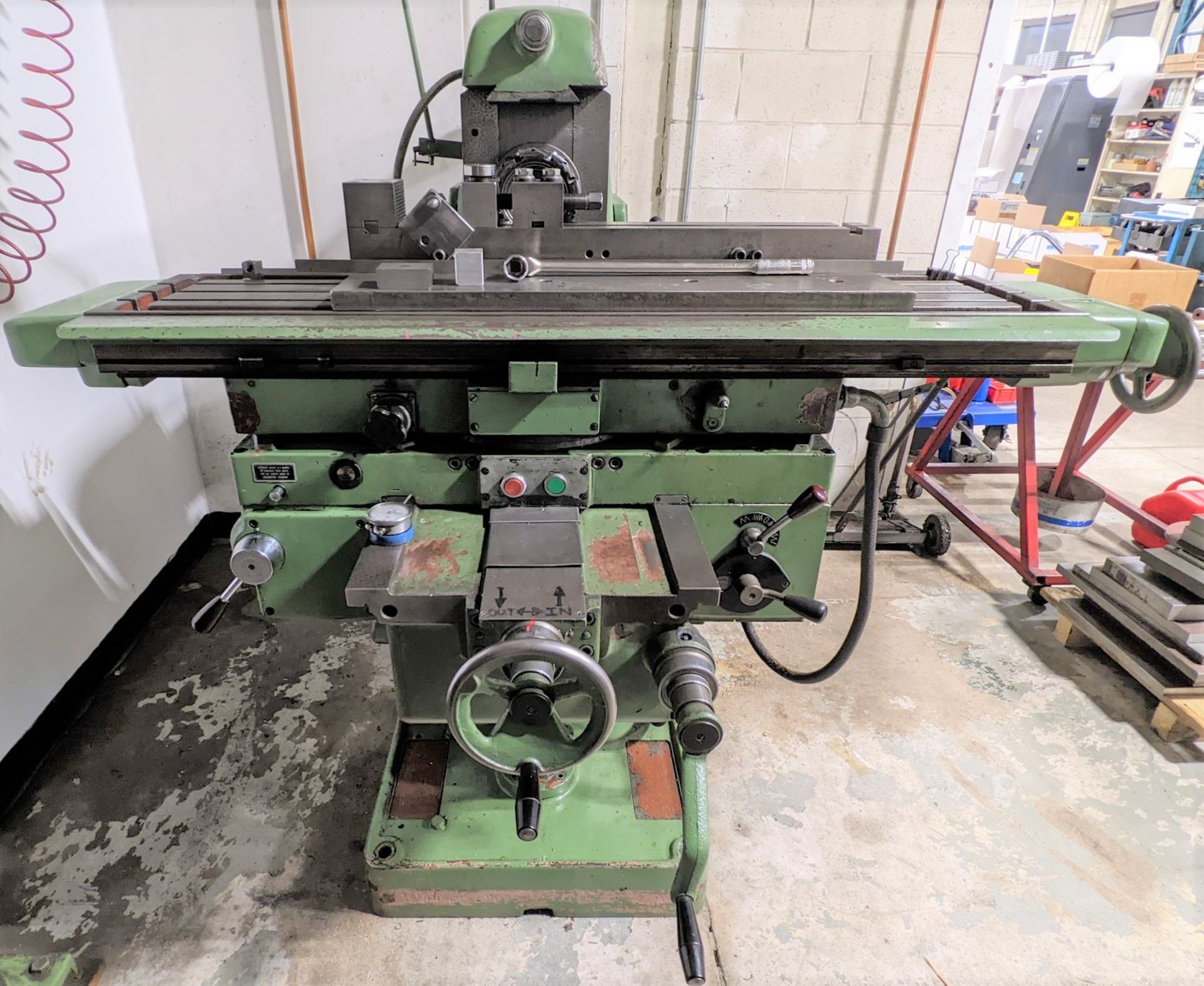 TOS FA-3AU HORIZONTAL MILLING MACHINE, 10” X 54” TABLE, 2,000 RPM, S/N 3005, UNIVERSAL MILLING - Image 2 of 9