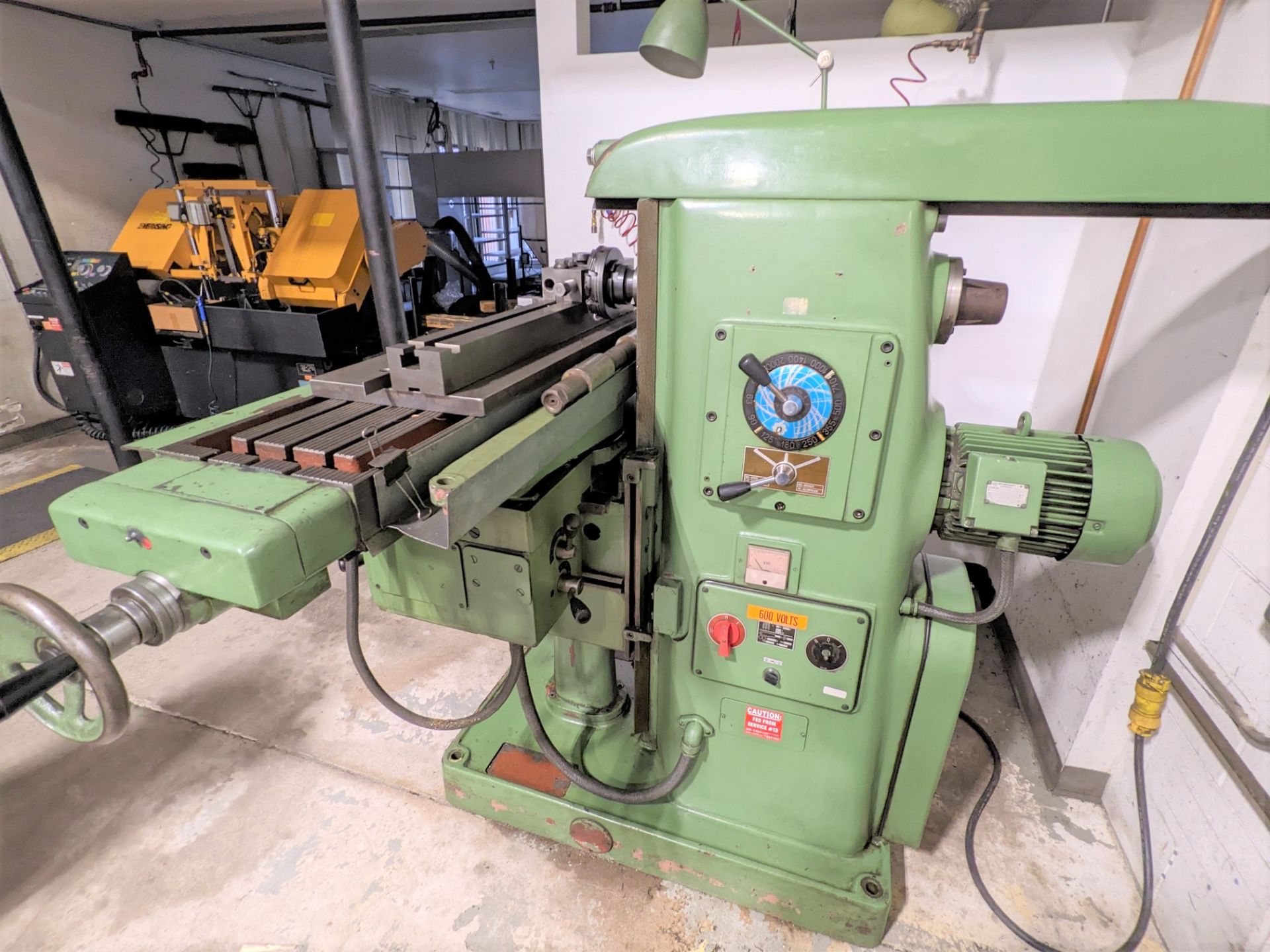 TOS FA-3AU HORIZONTAL MILLING MACHINE, 10” X 54” TABLE, 2,000 RPM, S/N 3005, UNIVERSAL MILLING - Image 4 of 9