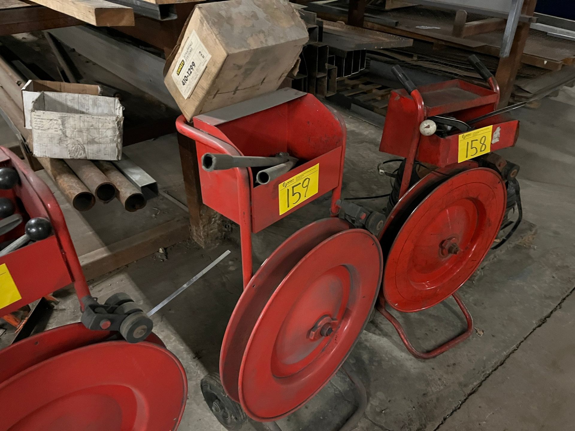 STRAPPING CART W/ TOOLS