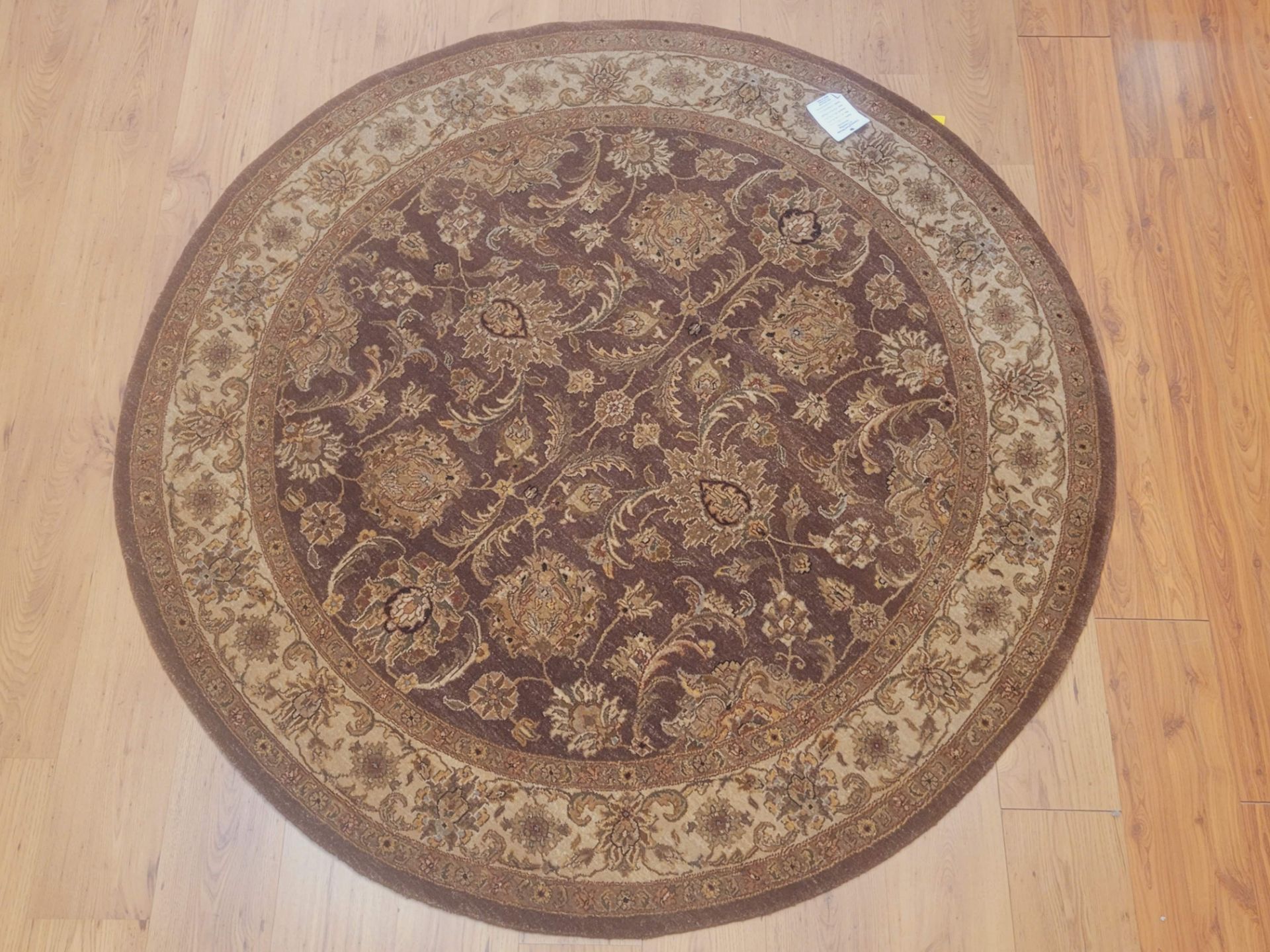 6' ROUND - 100% WOOL HAND KNOTTED IN INDIA - MSRP $4,898.00 (LOCATED IN GALLERY FIVE) INVENTORY
