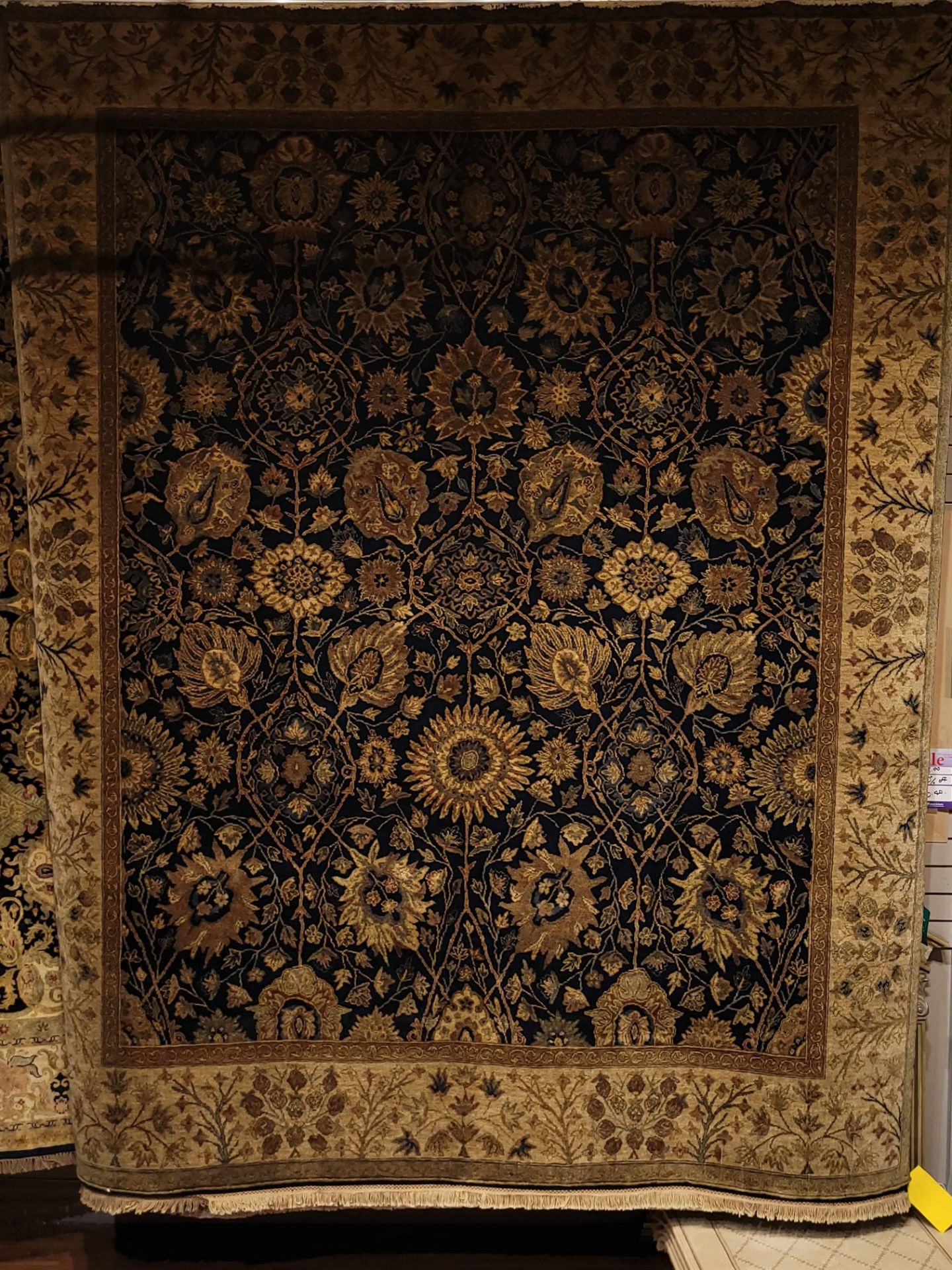 8'03" X 10' FINE WOOL PILE HAND KNOTTED IN INDIA - MSRP $15,998.00 (LOCATED IN GALLERY TWO)