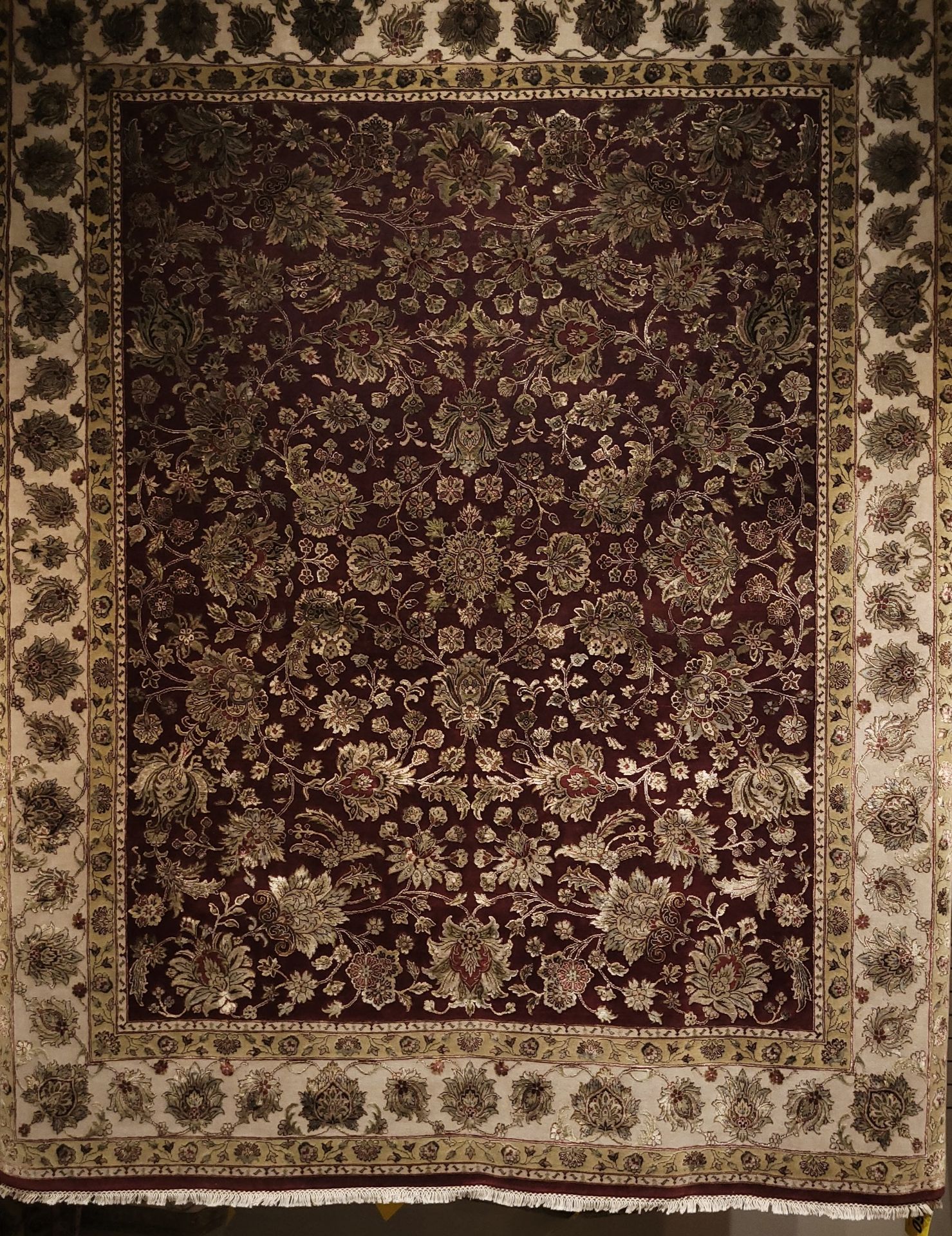 8'3" x 10'3" WOOL AND ART. SILK HAND KNOTTED IN INDIA - MSRP $12,475.00 (LOCATED IN GALLERY ONE)