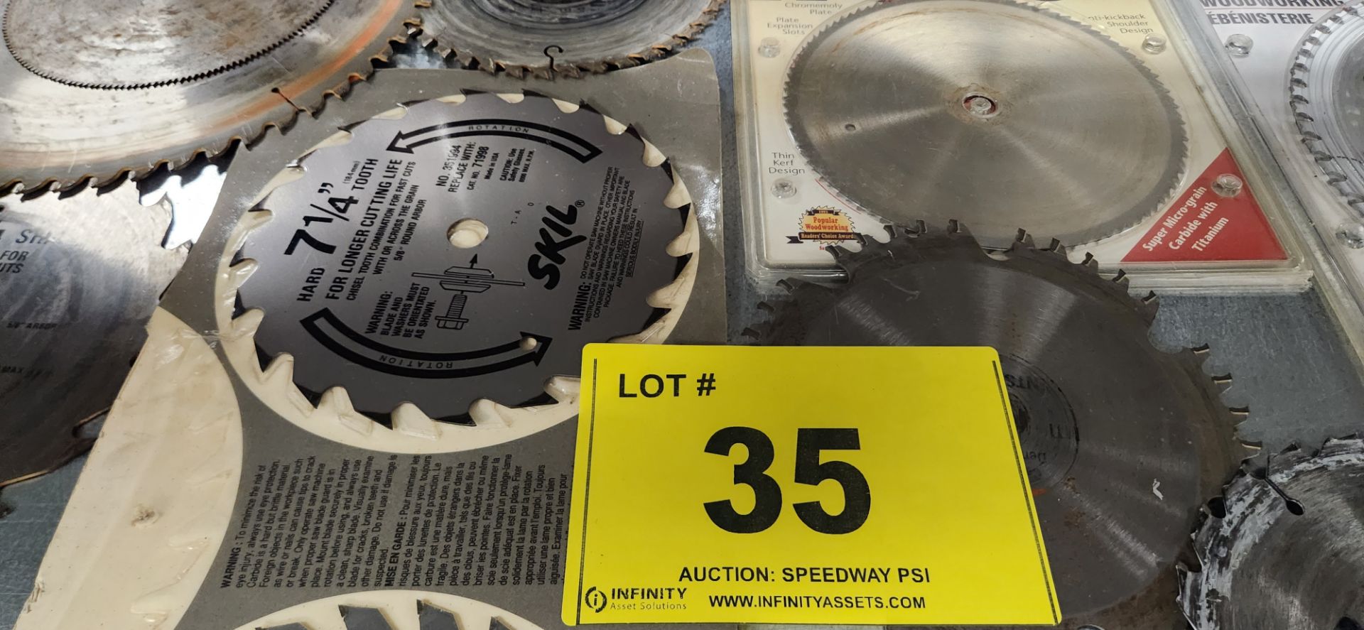 LOT OF (13) ASST. SIZED SAW BLADES (MAKITA, BLACK & DECKER, FREUD, SKIL) - Image 3 of 4