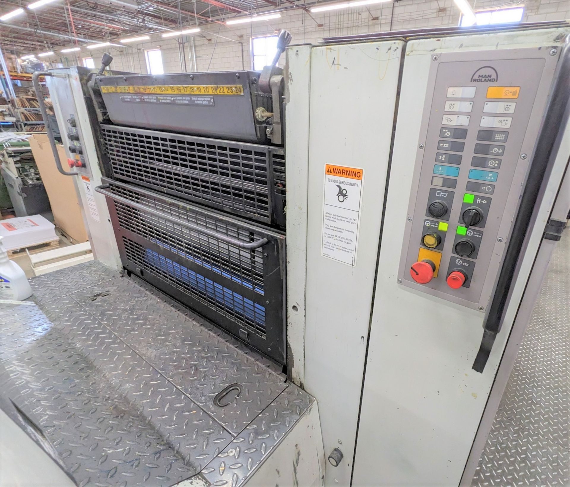 1995 MAN ROLAND 300 6-COLOUR OFFSET PRINTING PRESS, MODEL R306, S/N 25152B, TOTAL SHEET COUNT - Image 45 of 53
