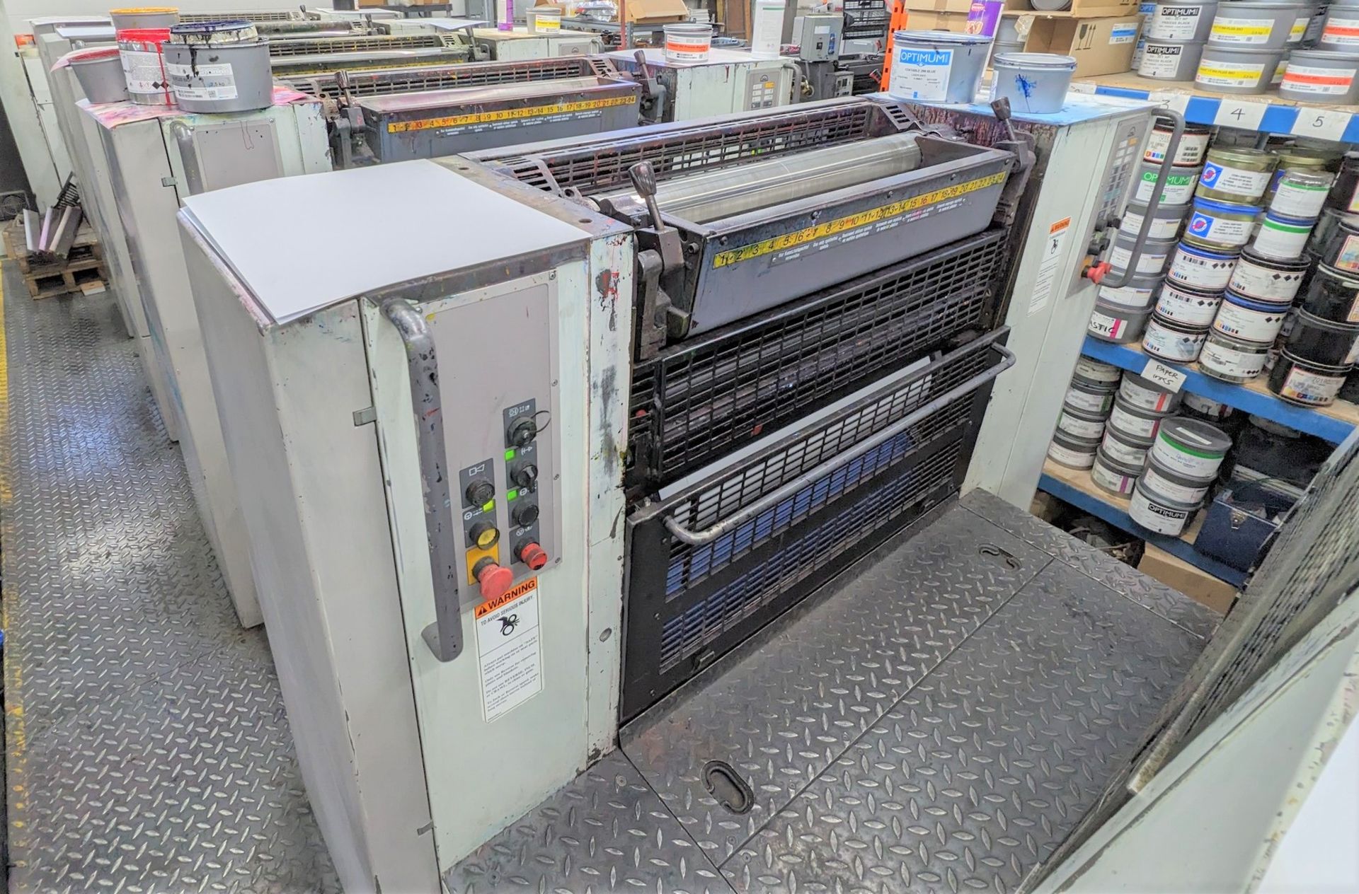 1995 MAN ROLAND 300 6-COLOUR OFFSET PRINTING PRESS, MODEL R306, S/N 25152B, TOTAL SHEET COUNT - Image 12 of 53