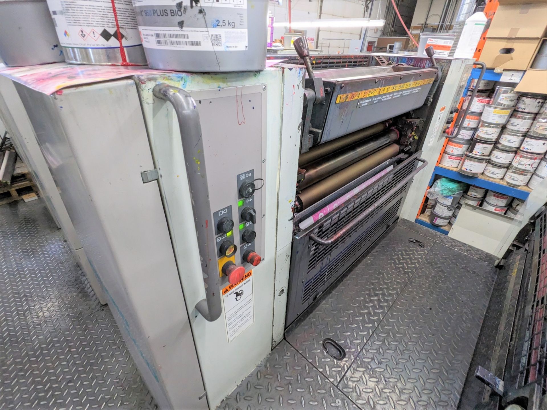 1995 MAN ROLAND 300 6-COLOUR OFFSET PRINTING PRESS, MODEL R306, S/N 25152B, TOTAL SHEET COUNT - Image 16 of 53
