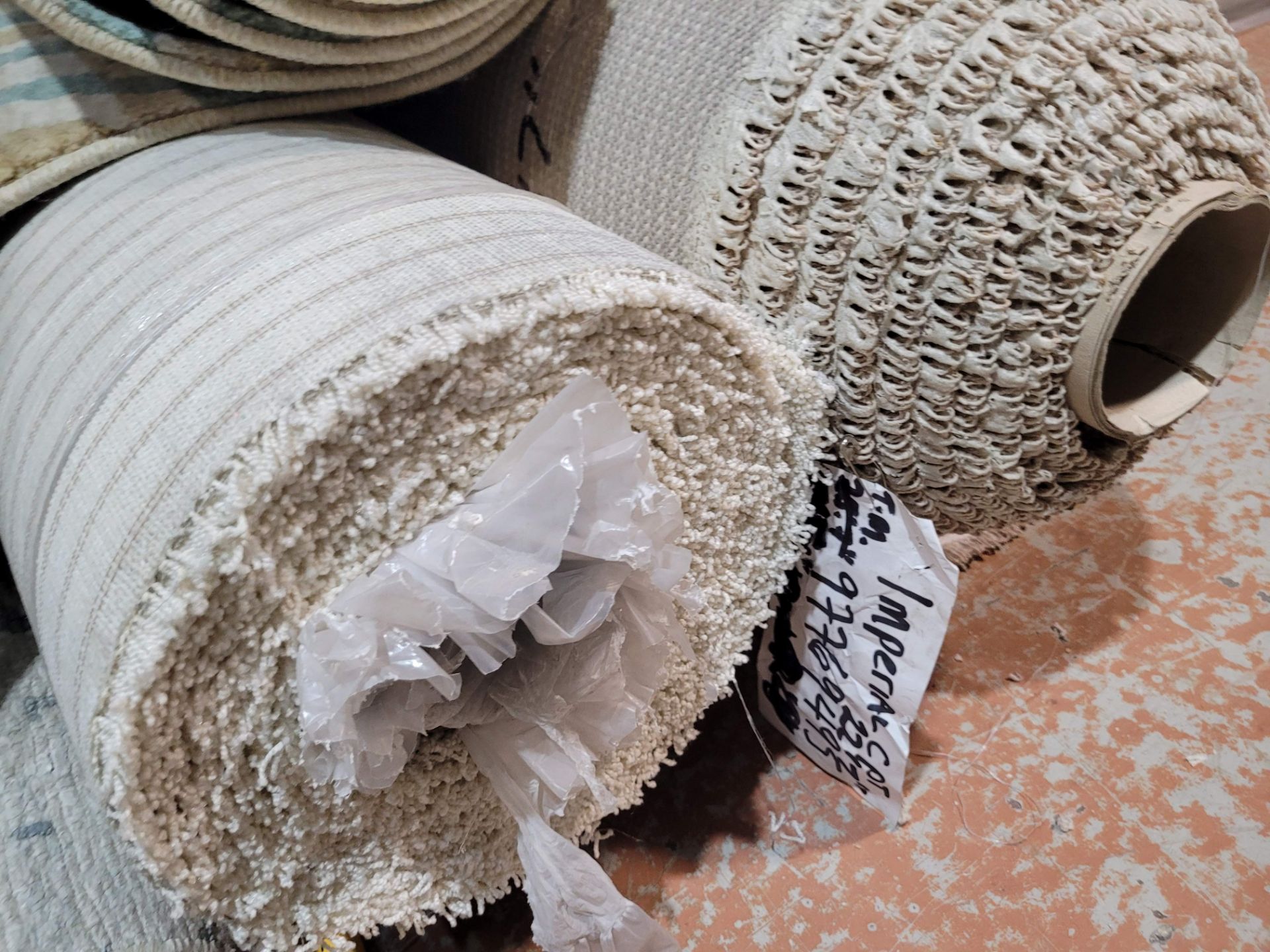 LOT - ASSORTED BROADLOOM ROLLS, RENANTS, DAMAGED RUGS - Image 18 of 20