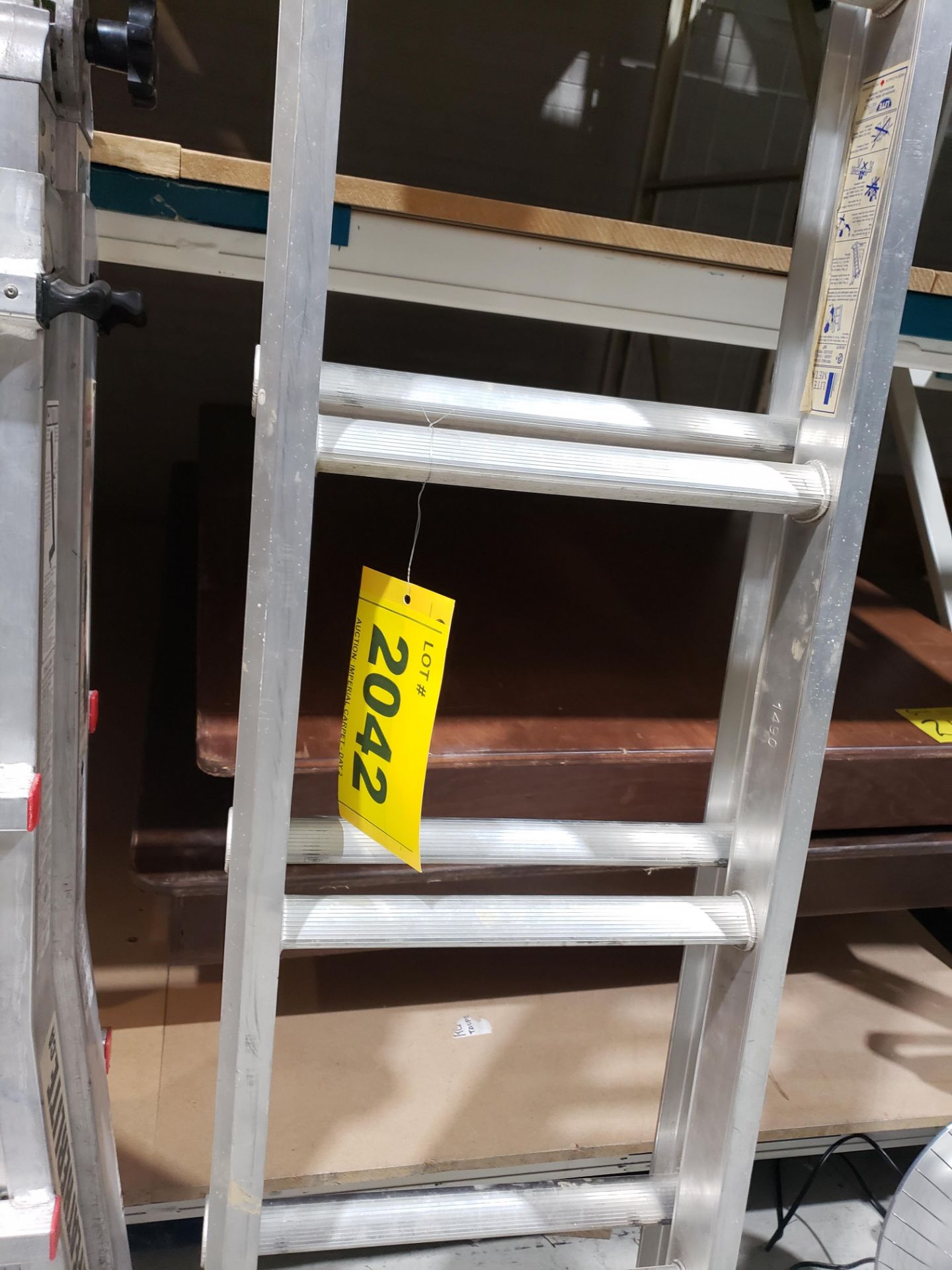 LOT -(2) ASSORTED STEP/EXT. LADDERS