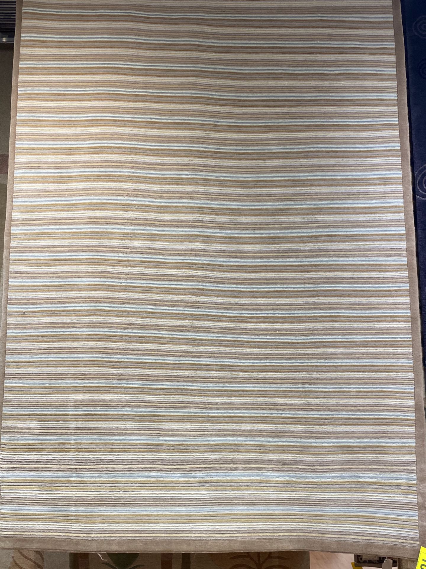 6'56" X 9'84" WOOL HAND KNOTTED IN CHINA - MSRP $3,858.00 - INVENTORY CODE: BELNSTRIPE1 - Image 2 of 6