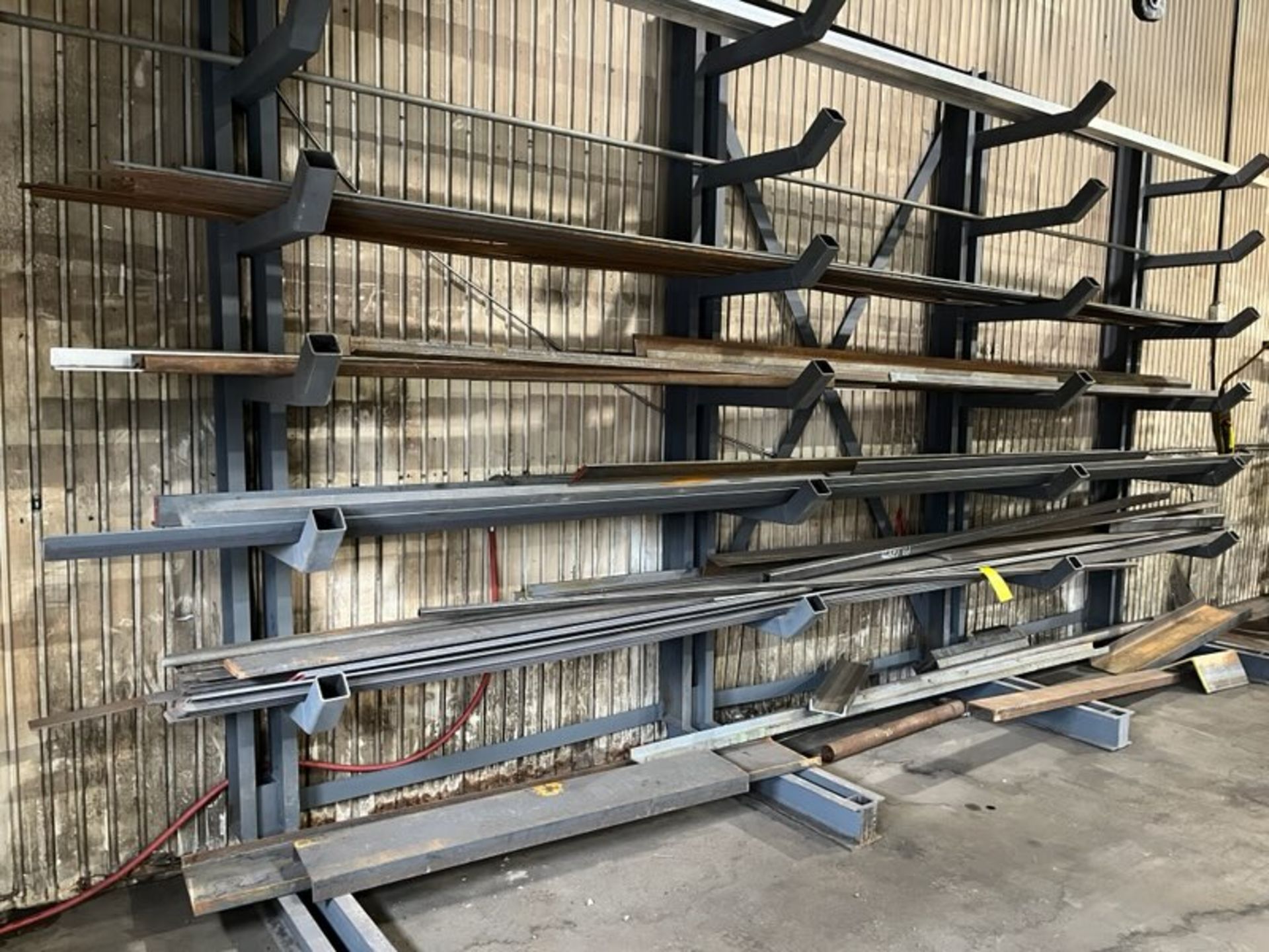 CONTENTS OF CANTILEVER RACKING INCLUDING STEEL MATERIAL, ETC. (NO RACK) - Image 2 of 2