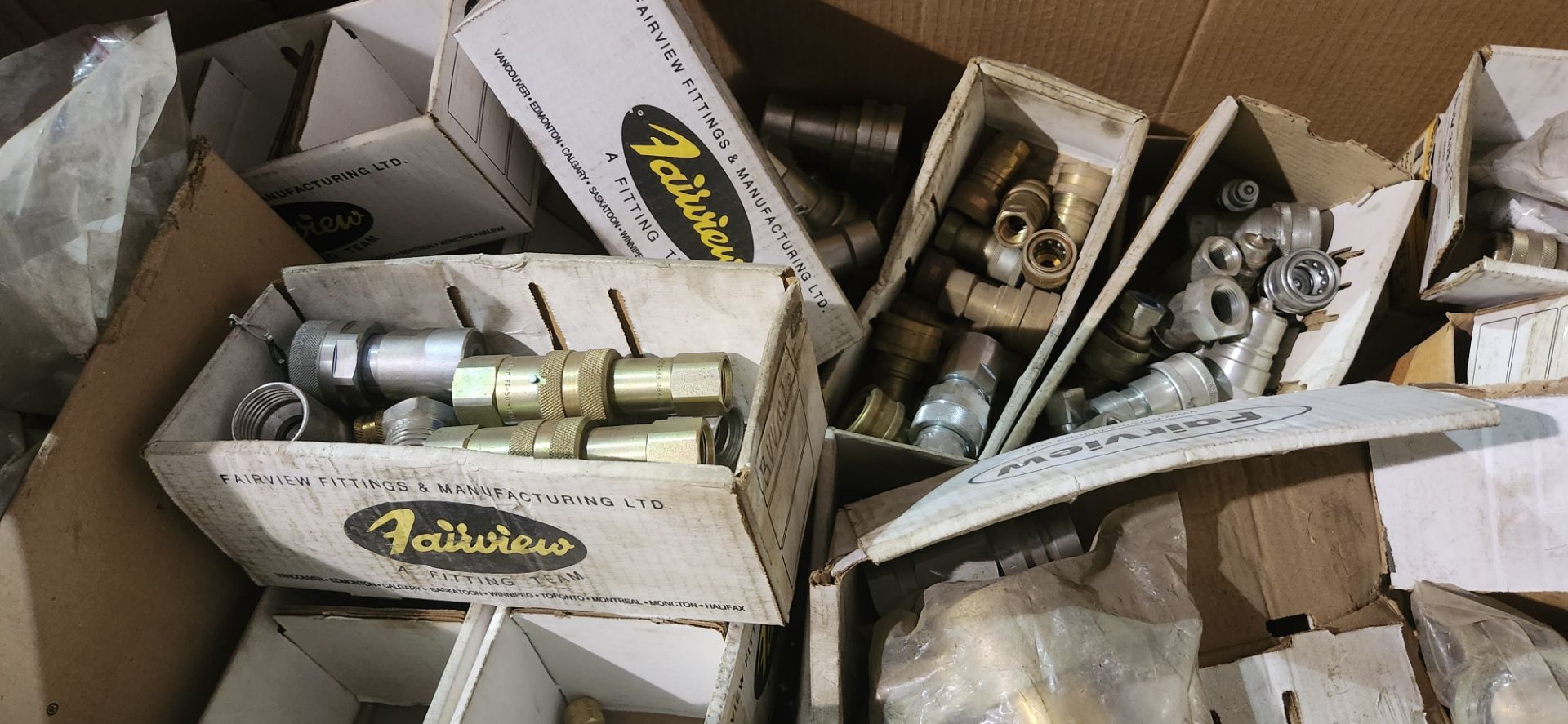 BULK BID - LARGE QTY. OF ASST. BALDWIN FILTERS, HYDRAULIC FITTINGS, HOSE, CUT-OFF WHEEL - Image 146 of 226