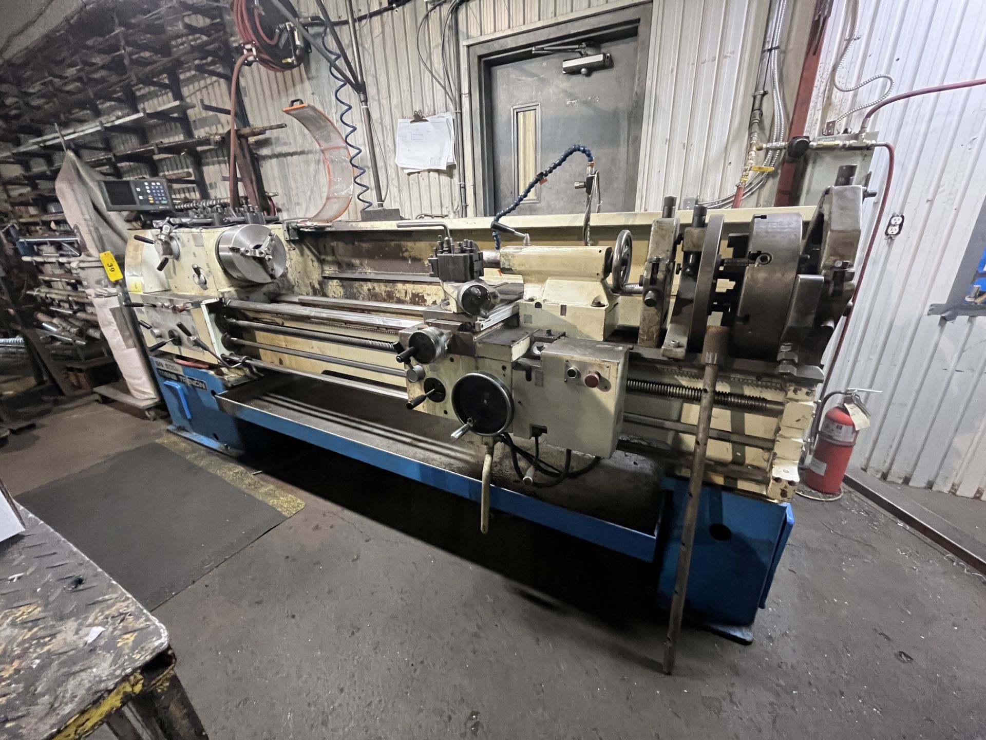 TOS SN 500N ENGINE LATHE, 20” SWING X 54” BETWEEN CENTERS, ACU-RITE DRO, W/ TOOLING, 12" 3-JAW - Image 11 of 11