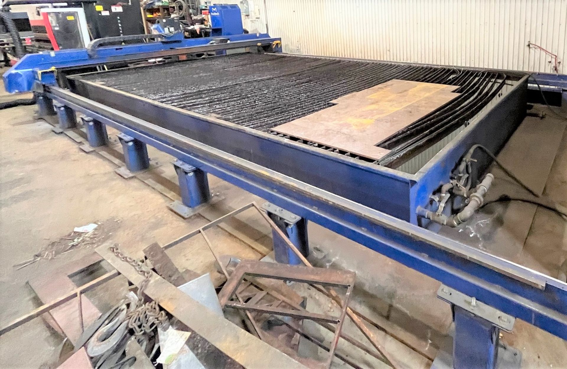 2016 MACHITECH GOLD CUT CNC PLASMA CUTTING TABLE, 400AMP WITH HYPERTHERM EDGE PRO CNC CONTROL, - Image 8 of 18