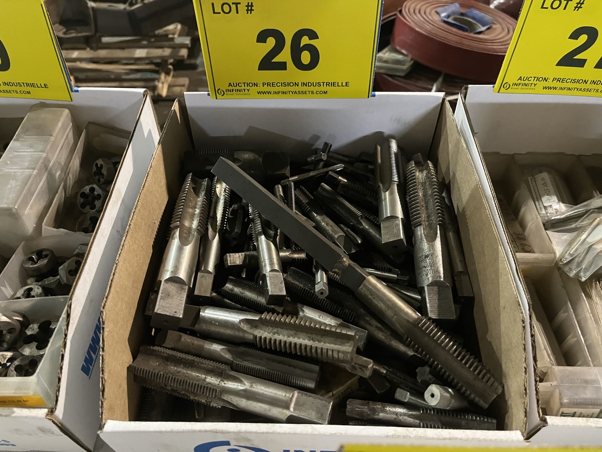 BOX OF TAPS