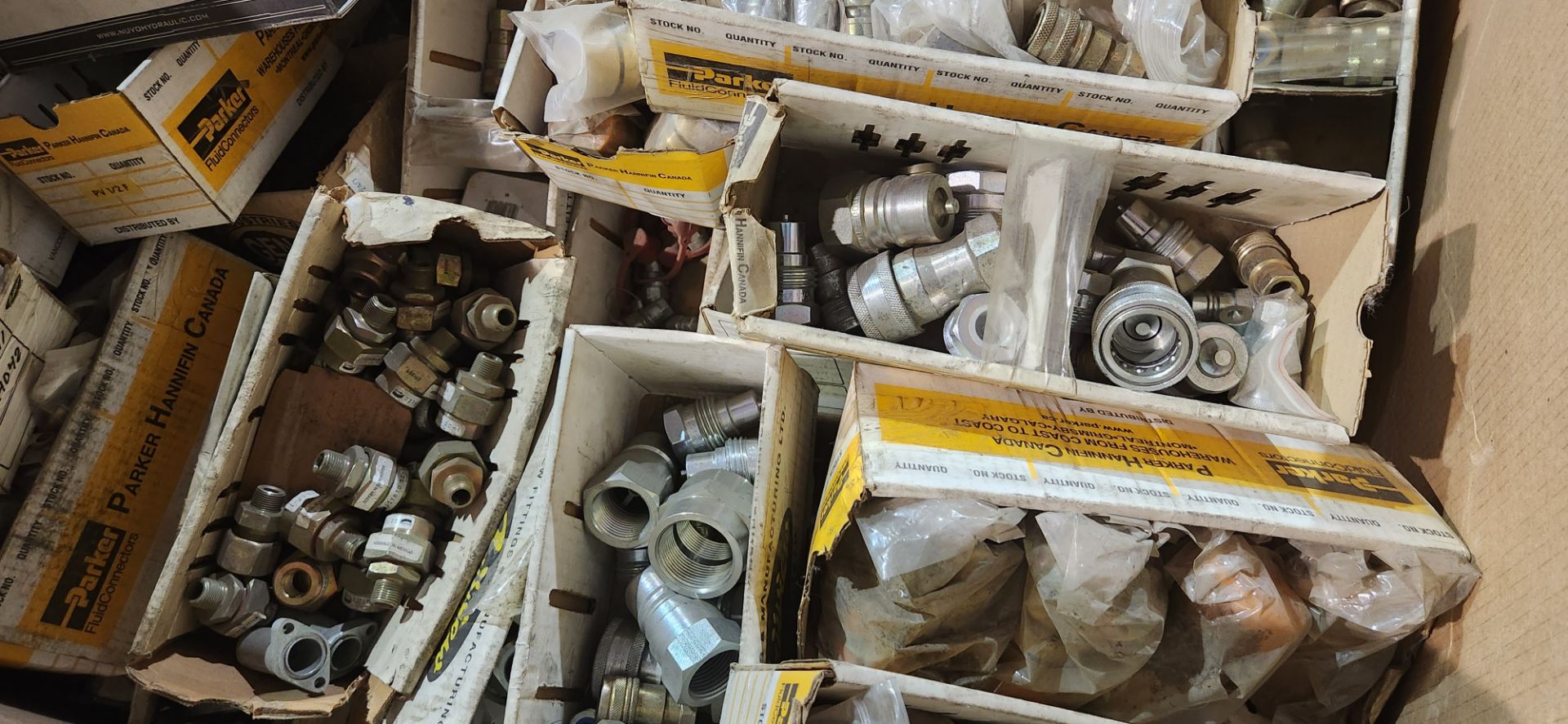 BULK BID - LARGE QTY. OF ASST. BALDWIN FILTERS, HYDRAULIC FITTINGS, HOSE, CUT-OFF WHEEL - Image 144 of 226