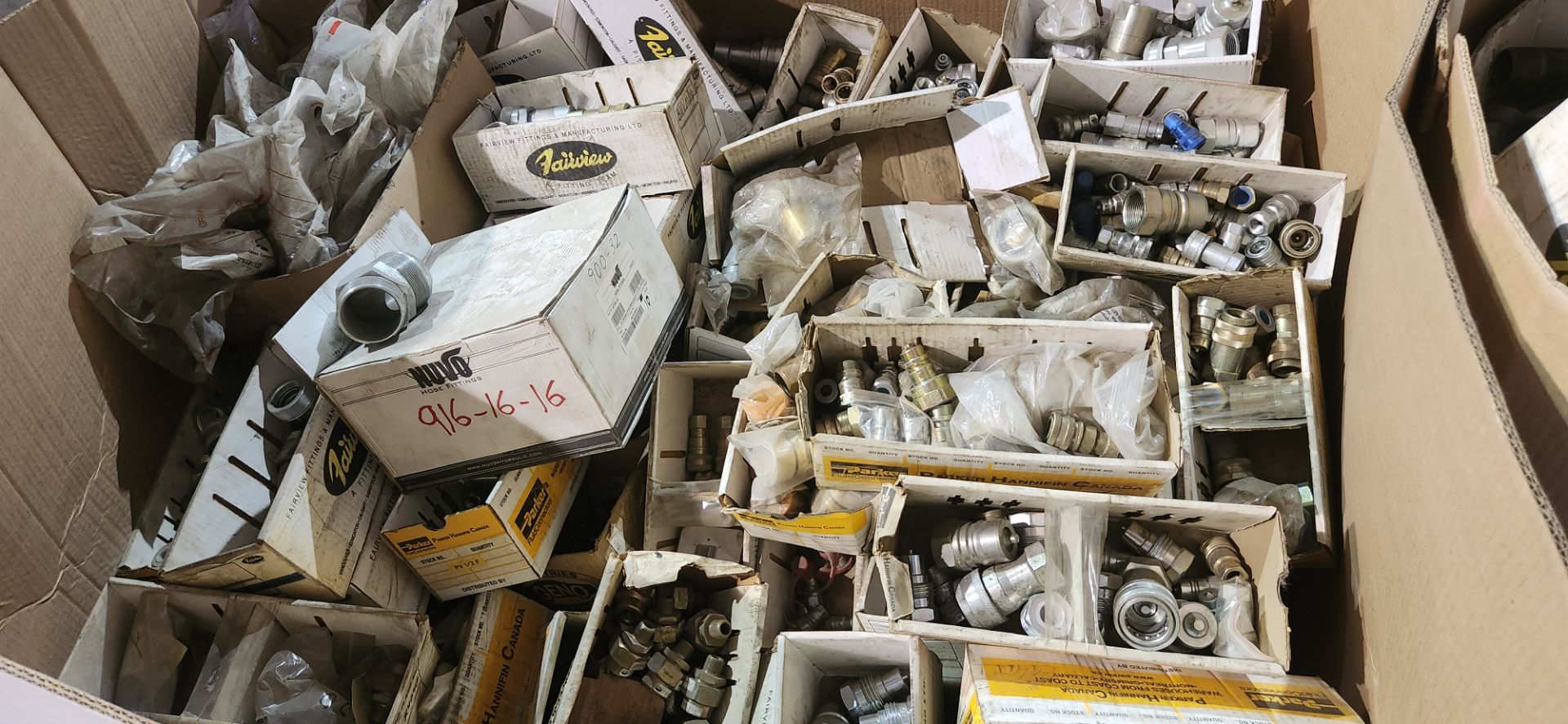 BULK BID - LARGE QTY. OF ASST. BALDWIN FILTERS, HYDRAULIC FITTINGS, HOSE, CUT-OFF WHEEL - Image 143 of 226