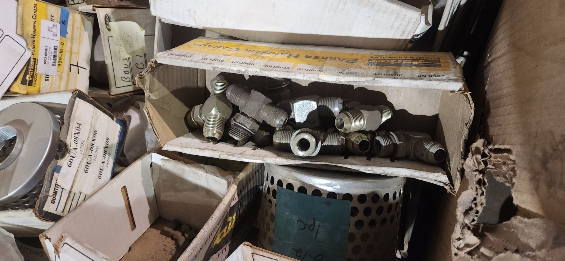 BULK BID - LARGE QTY. OF ASST. BALDWIN FILTERS, HYDRAULIC FITTINGS, HOSE, CUT-OFF WHEEL - Image 109 of 226