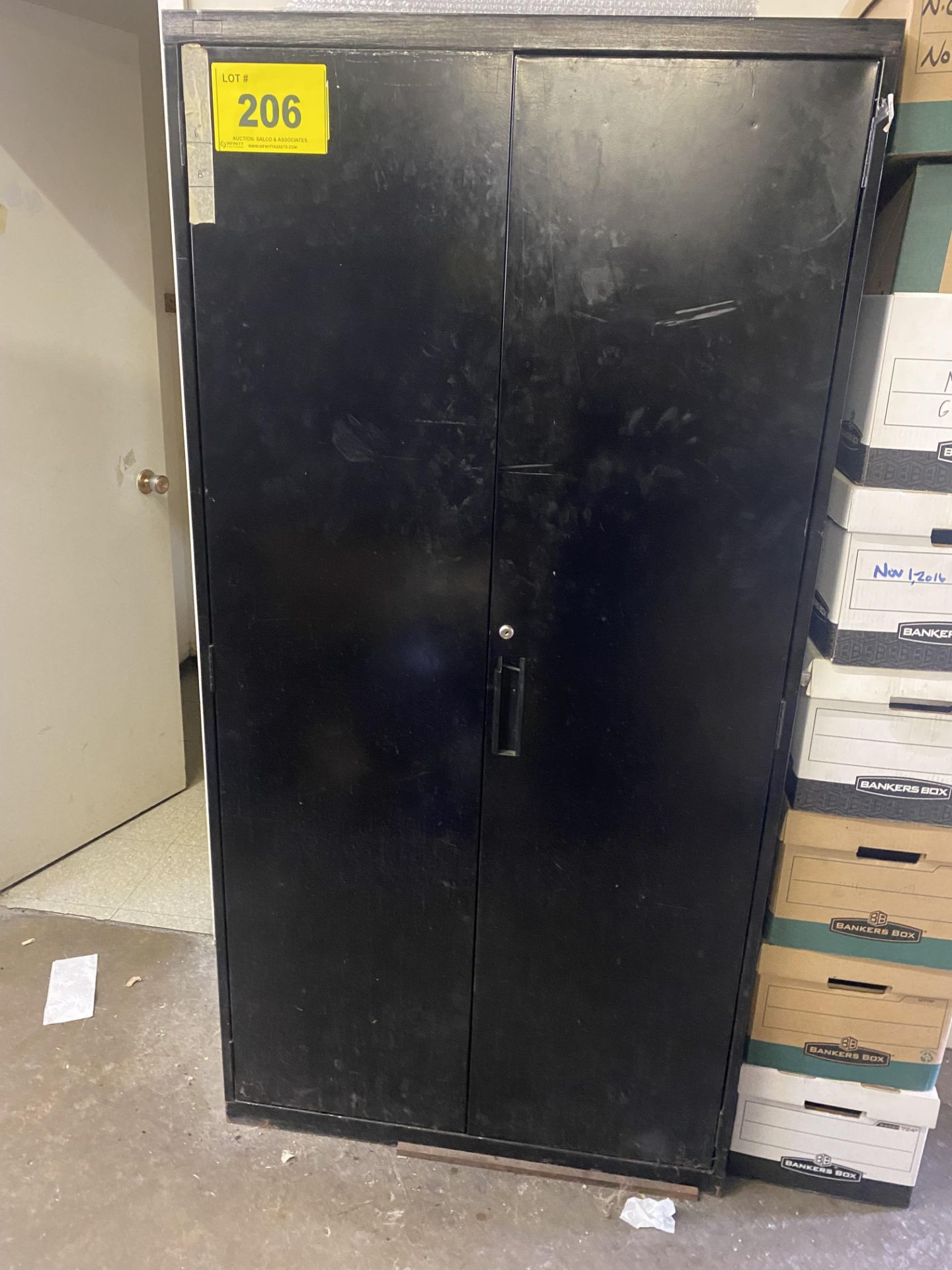 LOT (2) 2-DOOR STORAGE CABINETS