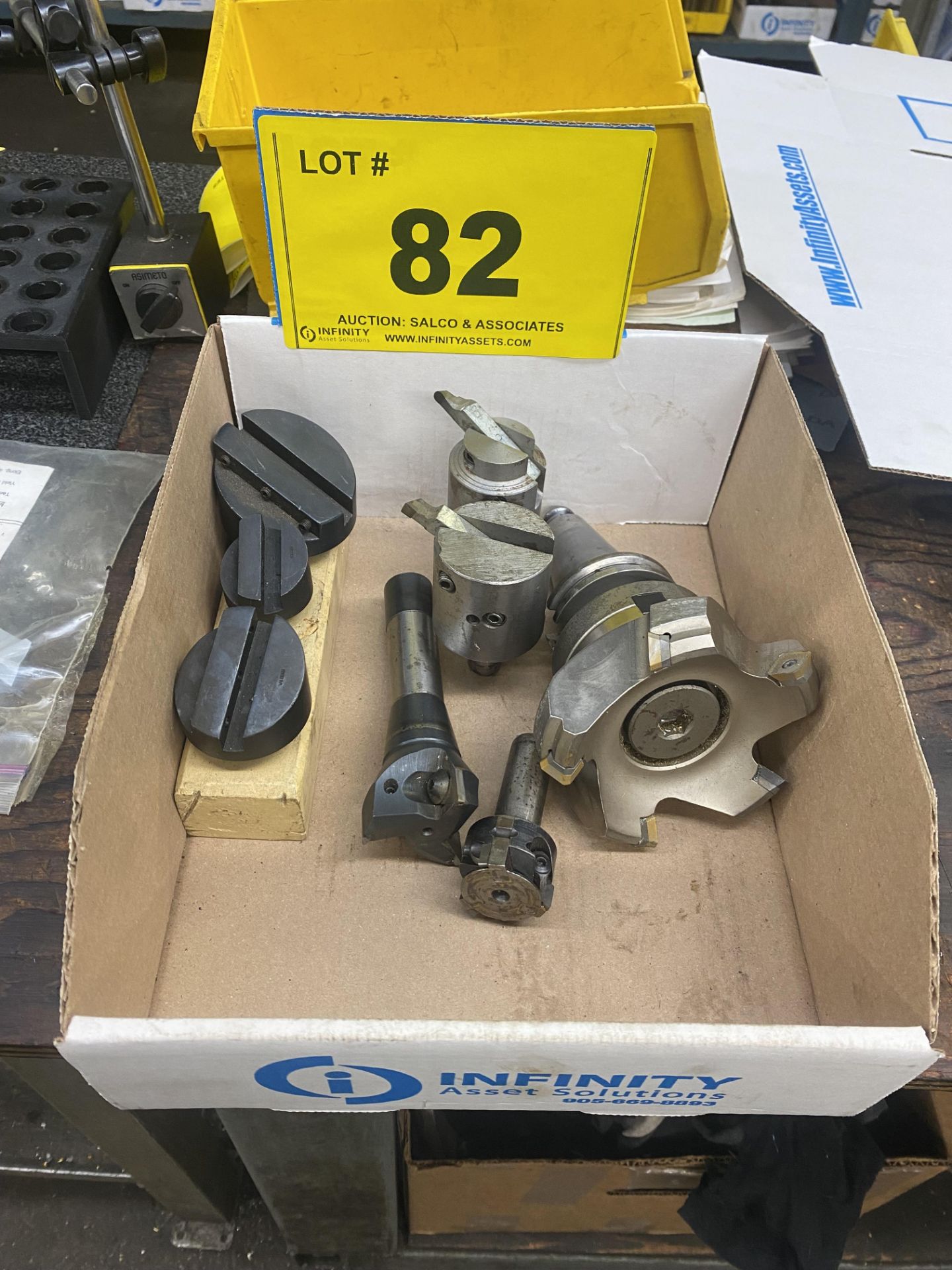 LOT ASST. FLY CUTTERS, TOOL HOLDERS, ETC.