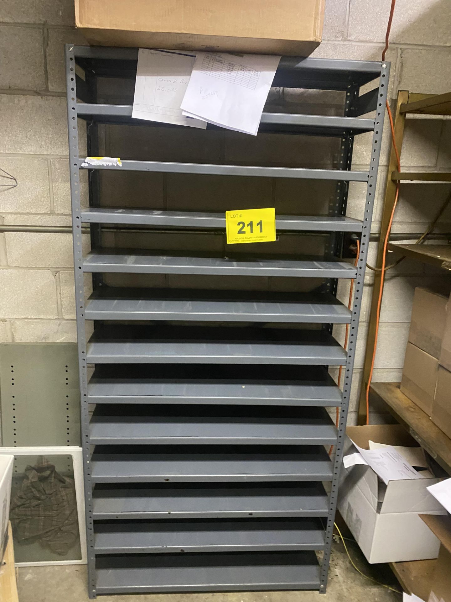 LOT (4) SHELVING UNITS (NO CONTENTS) - Image 2 of 4