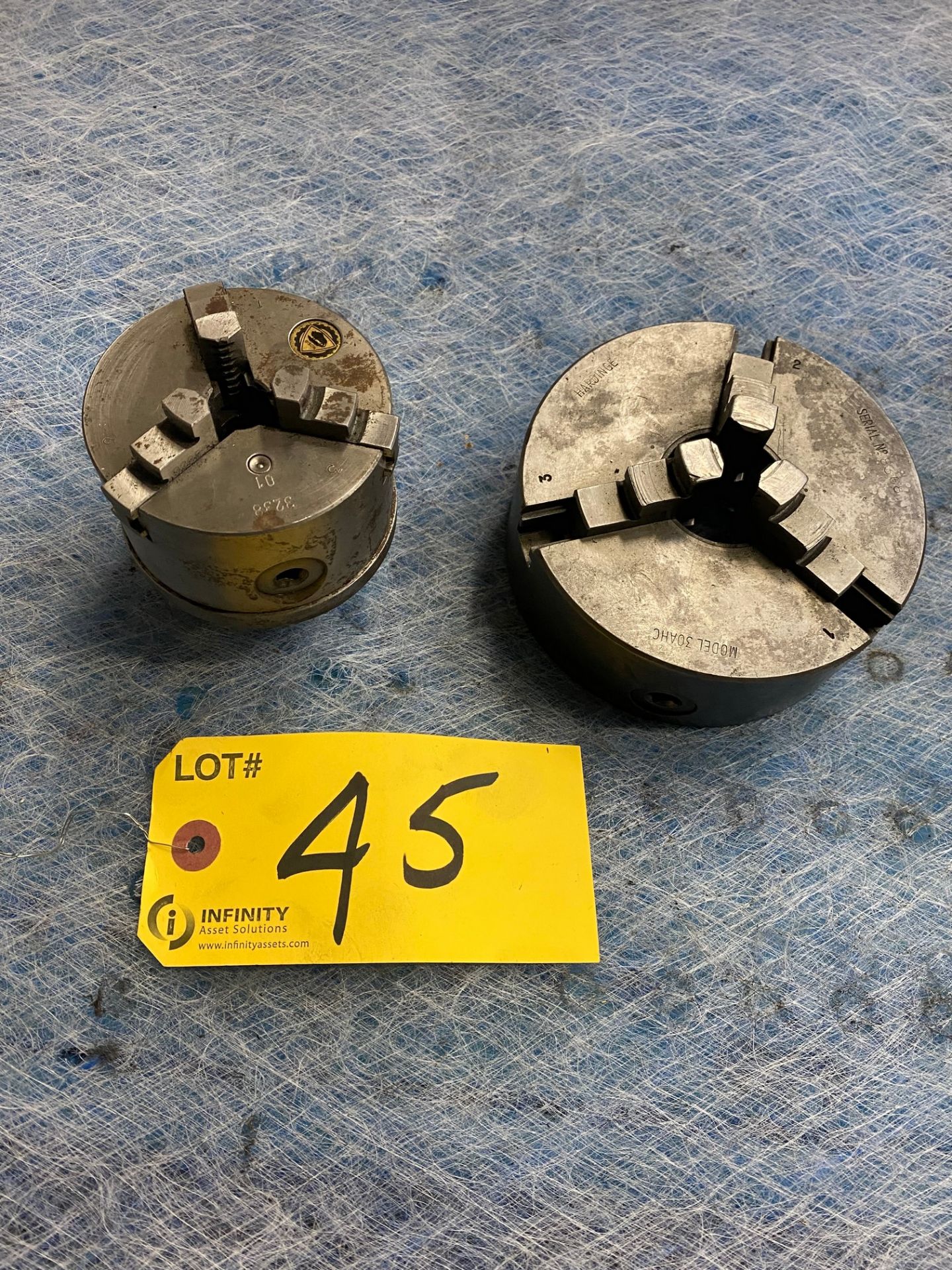 LOT (2) ASST. 3-JAW CHUCKS