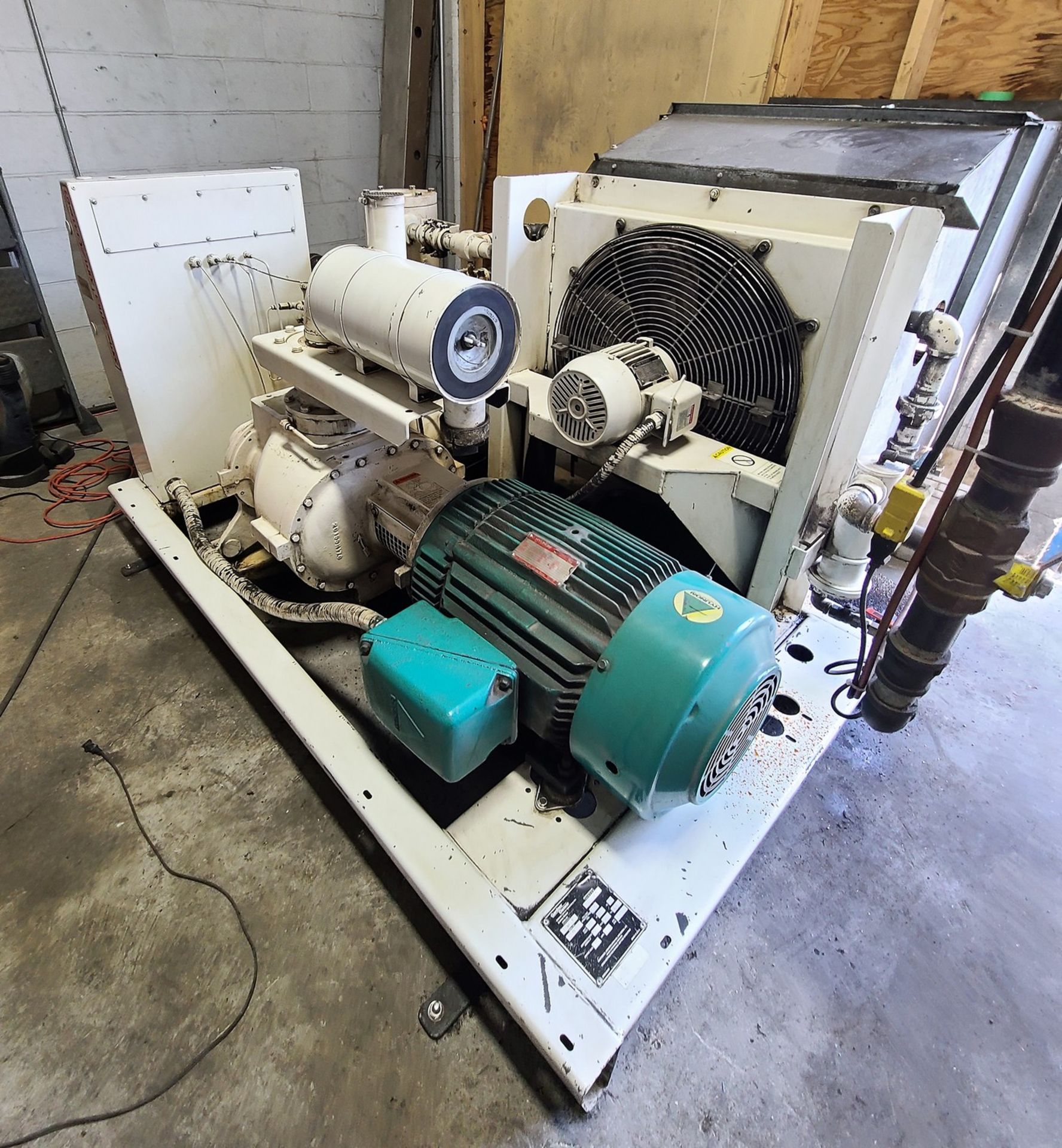 GARDNER DENVER EBH0J8 ROTARY SCREW AIR COMPRESSOR, 50HP, S/N U20012 - Image 3 of 5