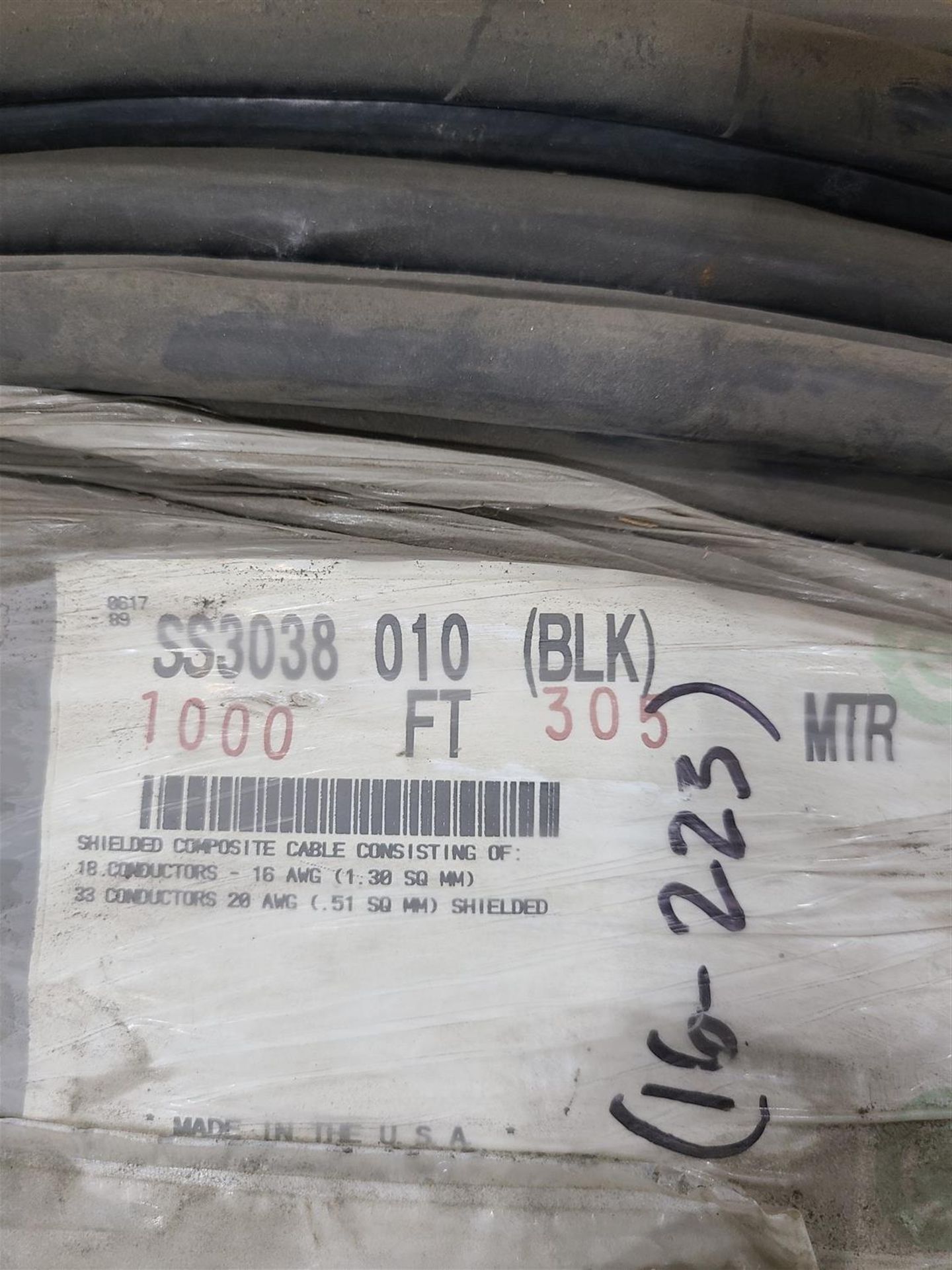 1000 FT. REEL OF SHIELDED CABLE - Image 2 of 2