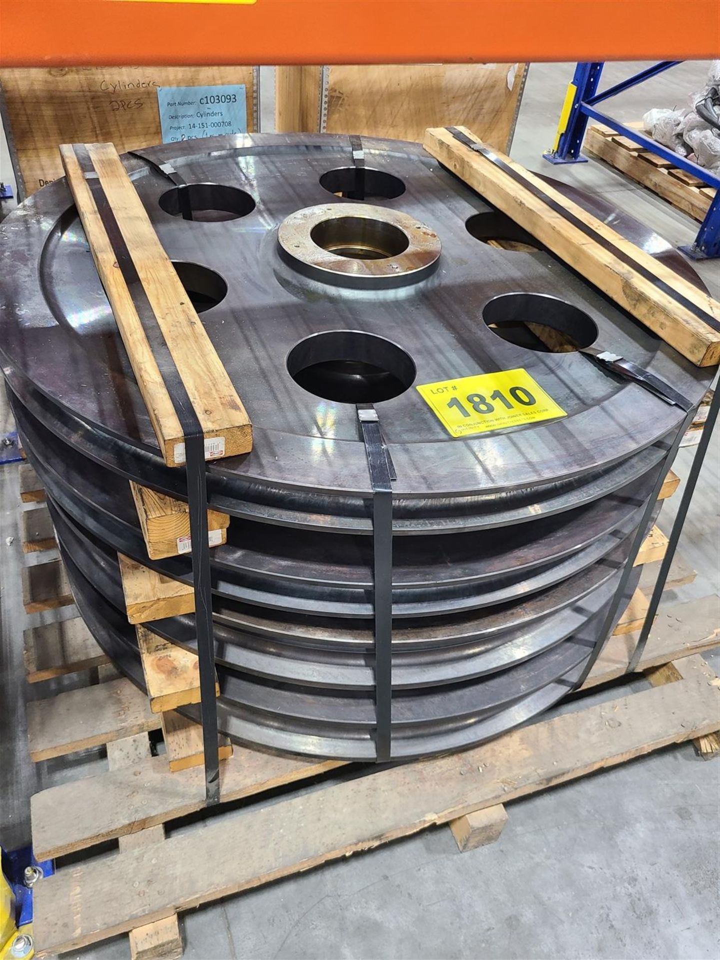 PALLET OF 4 - 42 IN. CABLE PULLYS