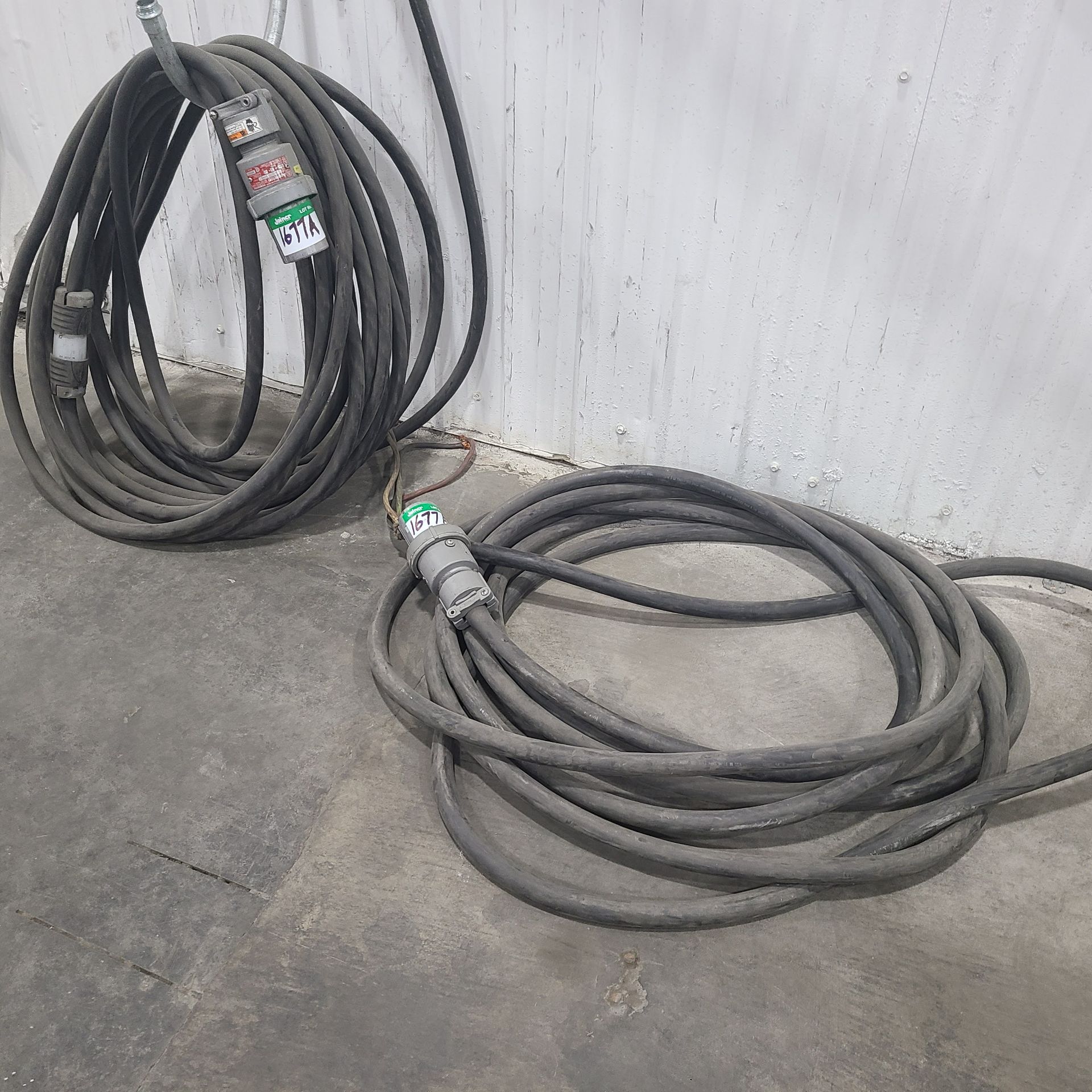 2 LENGTHS OF HD ELEC. CORD W/FITTINGS